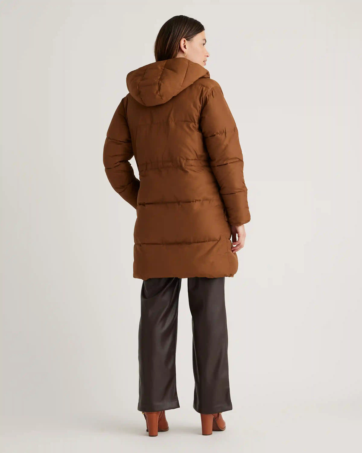 Featherless Long Puffer Parka