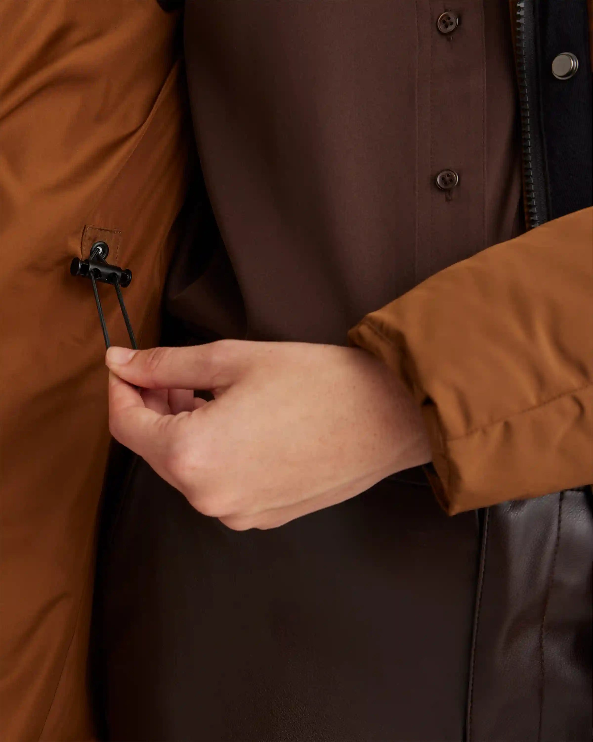 Featherless Long Puffer Parka
