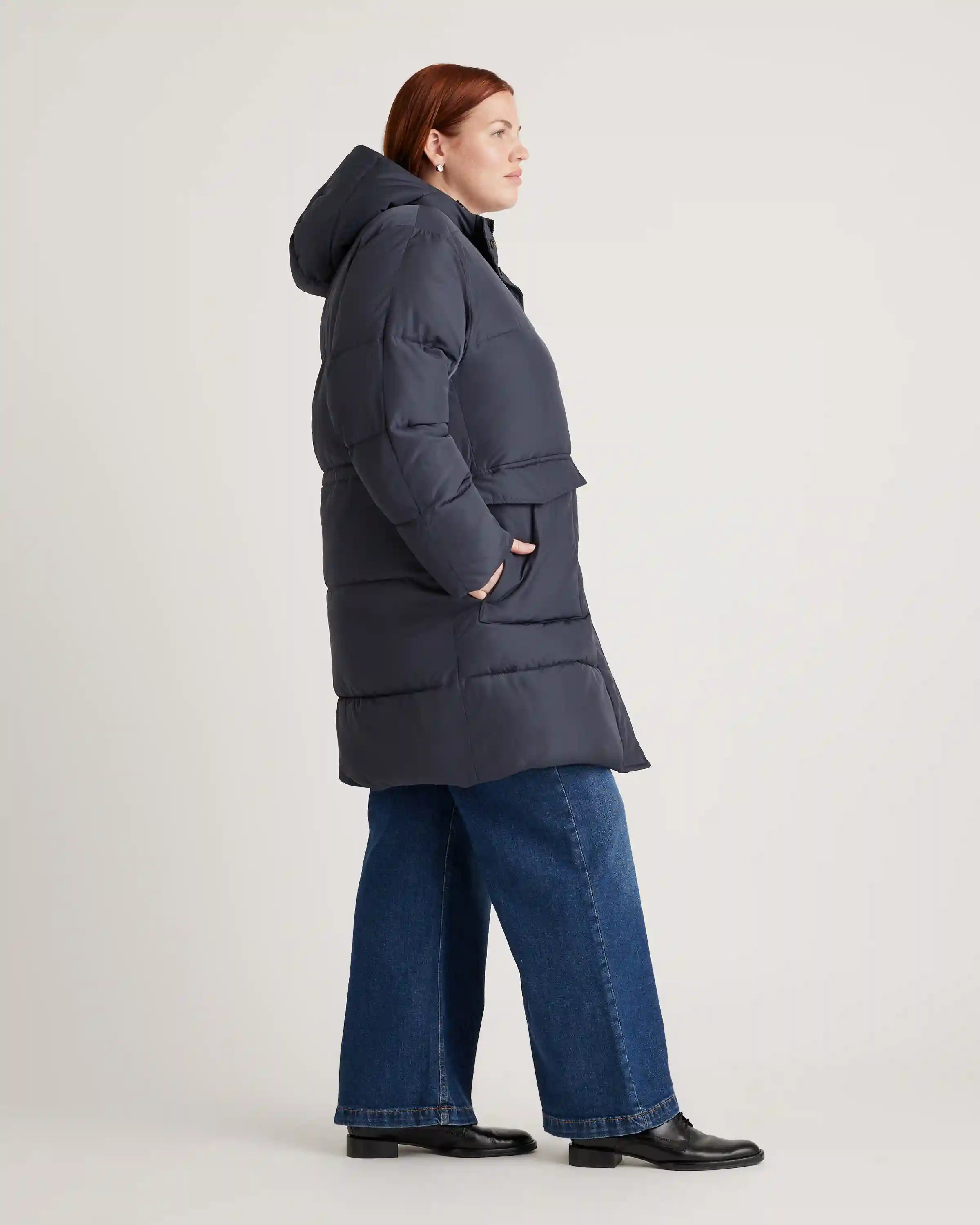 Featherless Long Puffer Parka