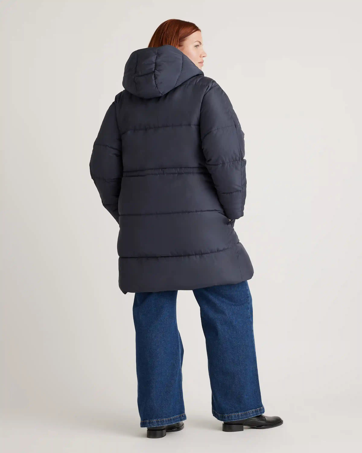 Featherless Long Puffer Parka