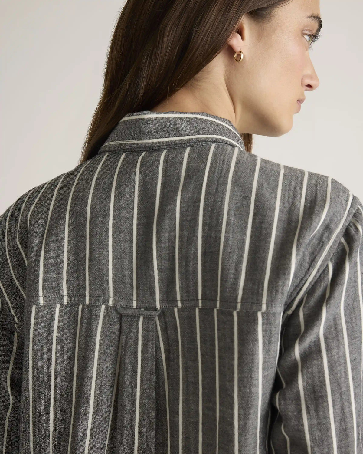 100% Organic Cotton Gauze Long Sleeve Shirt