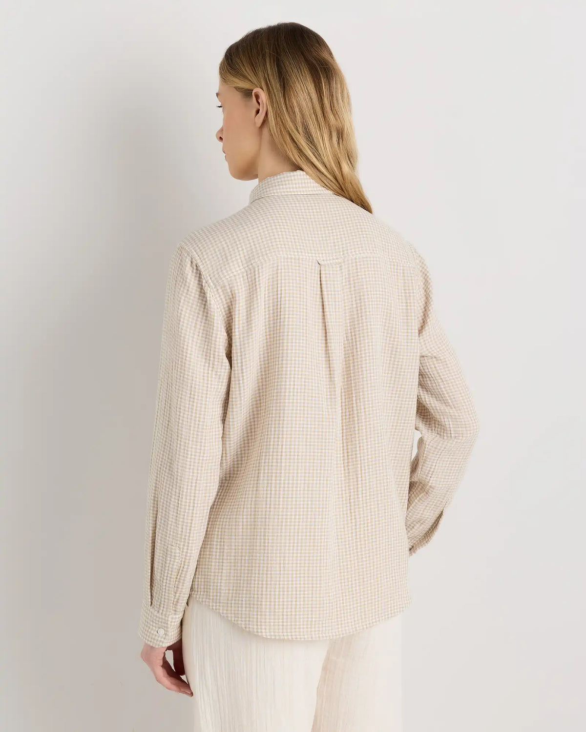 100% Organic Cotton Gauze Long Sleeve Shirt