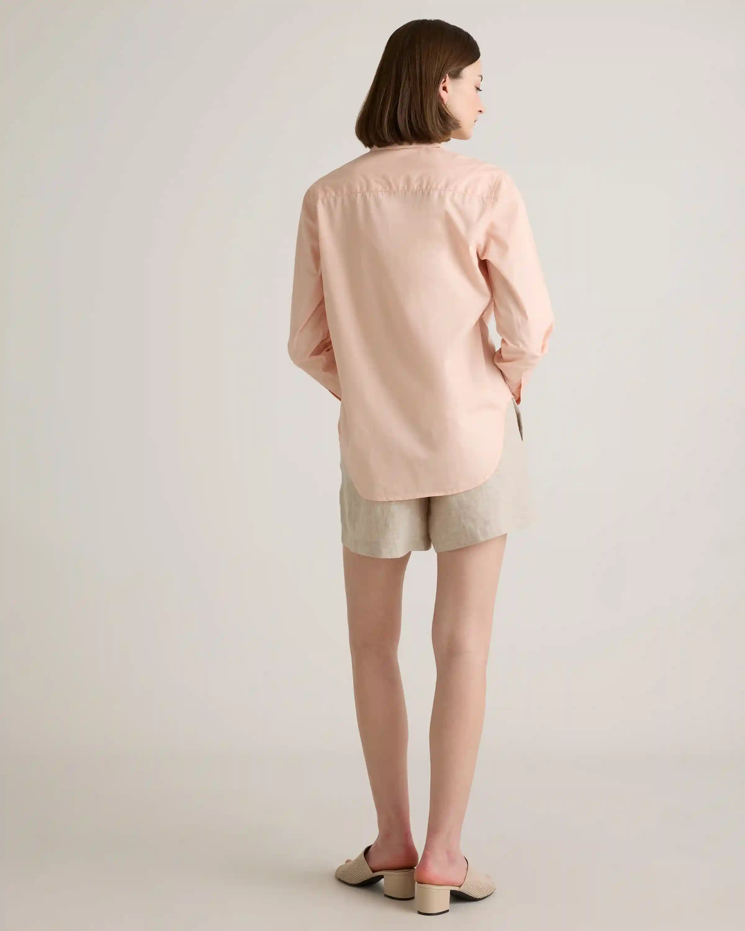 100% Organic Cotton Poplin Long Sleeve Shirt