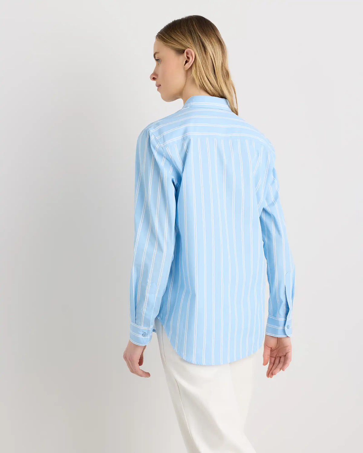 100% Organic Cotton Poplin Long Sleeve Shirt