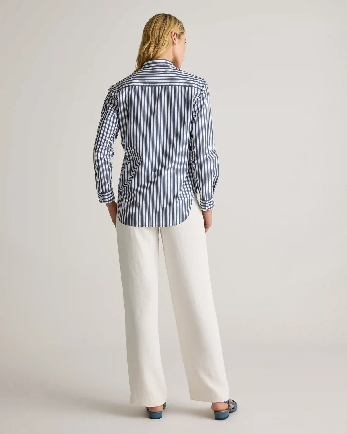 100% Organic Cotton Poplin Long Sleeve Shirt