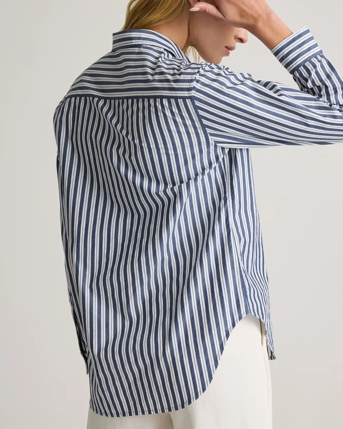 100% Organic Cotton Poplin Long Sleeve Shirt