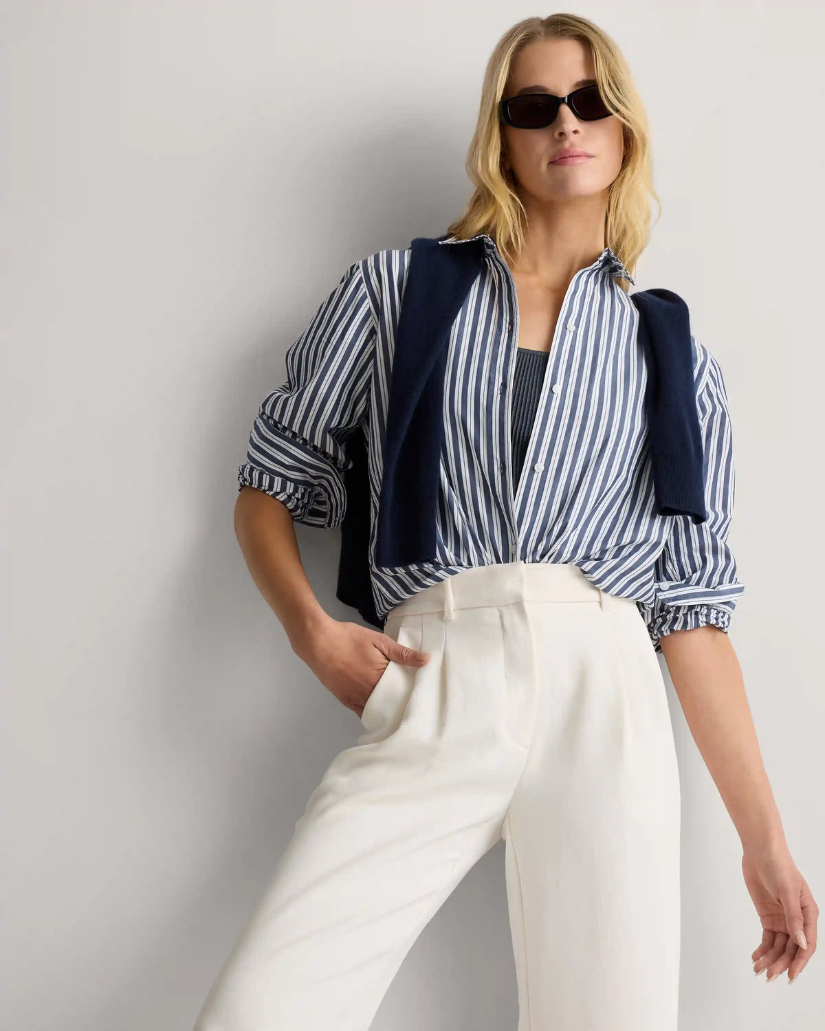 100% Organic Cotton Poplin Long Sleeve Shirt