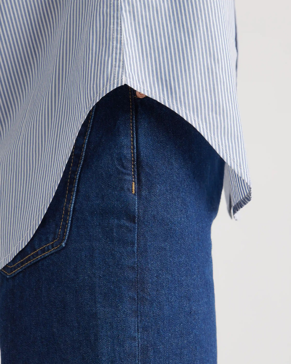 100% Organic Cotton Poplin Long Sleeve Shirt