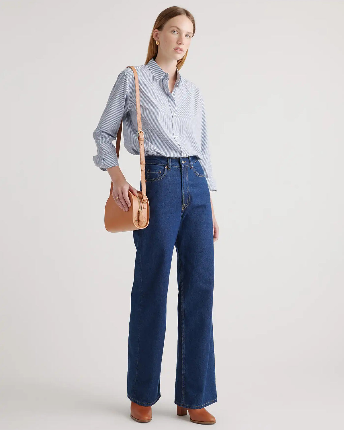 100% Organic Cotton Poplin Long Sleeve Shirt