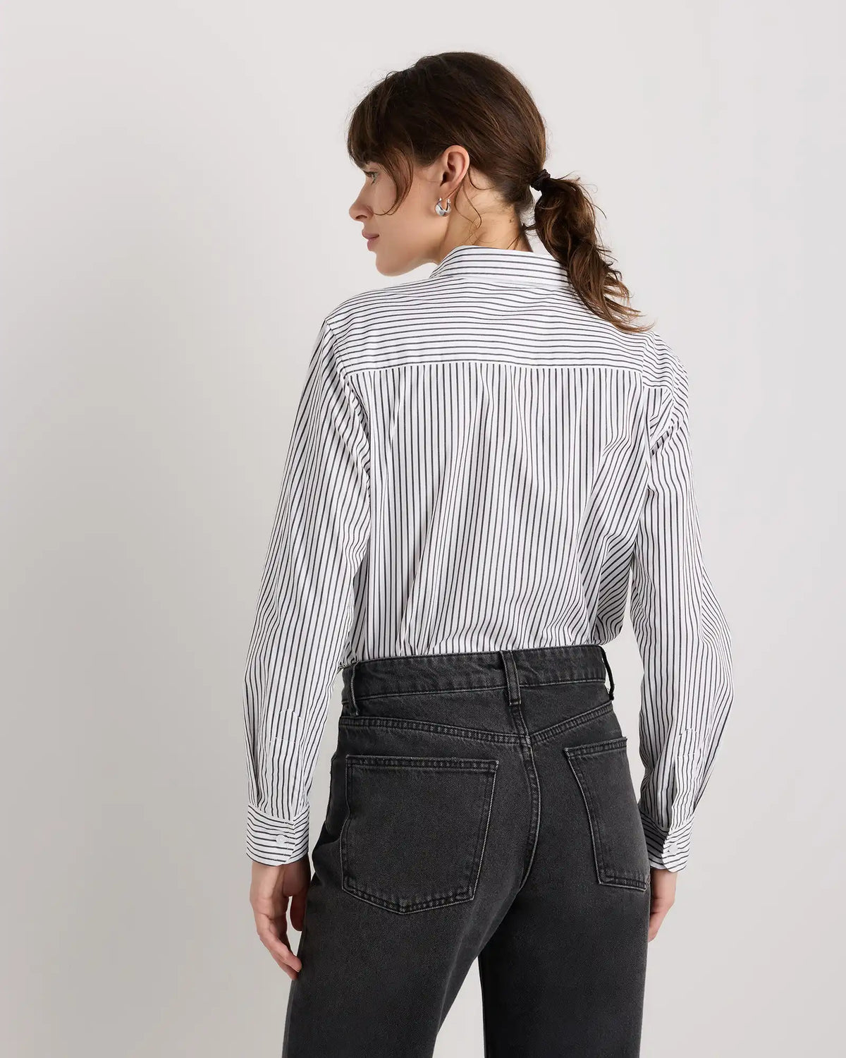 100% Organic Cotton Poplin Long Sleeve Shirt