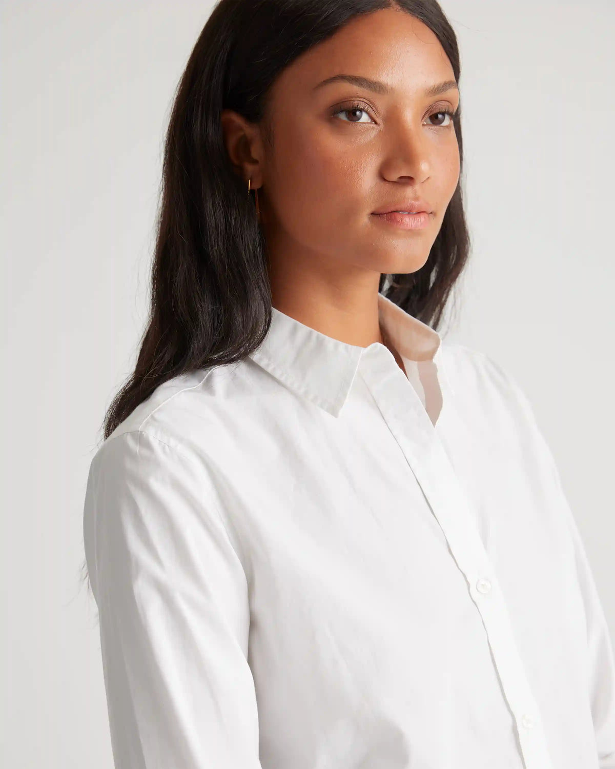 100% Organic Cotton Poplin Long Sleeve Shirt