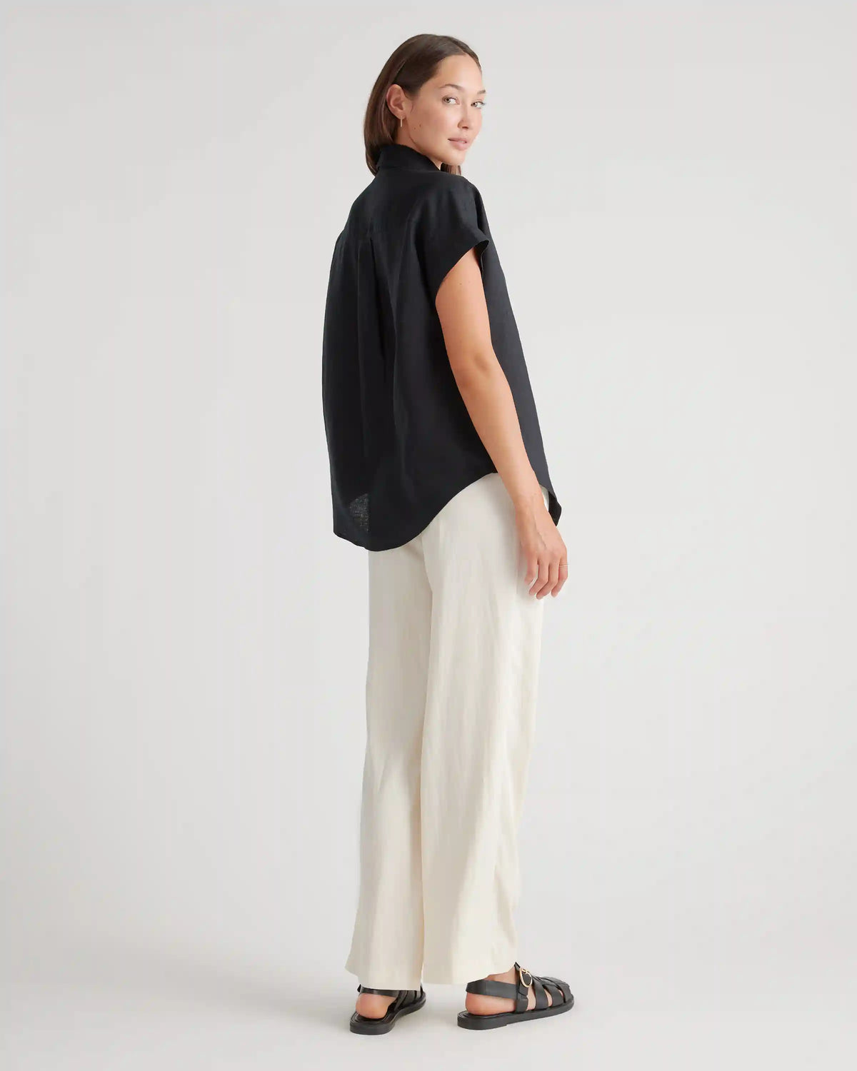 100% European Linen Camp Shirt