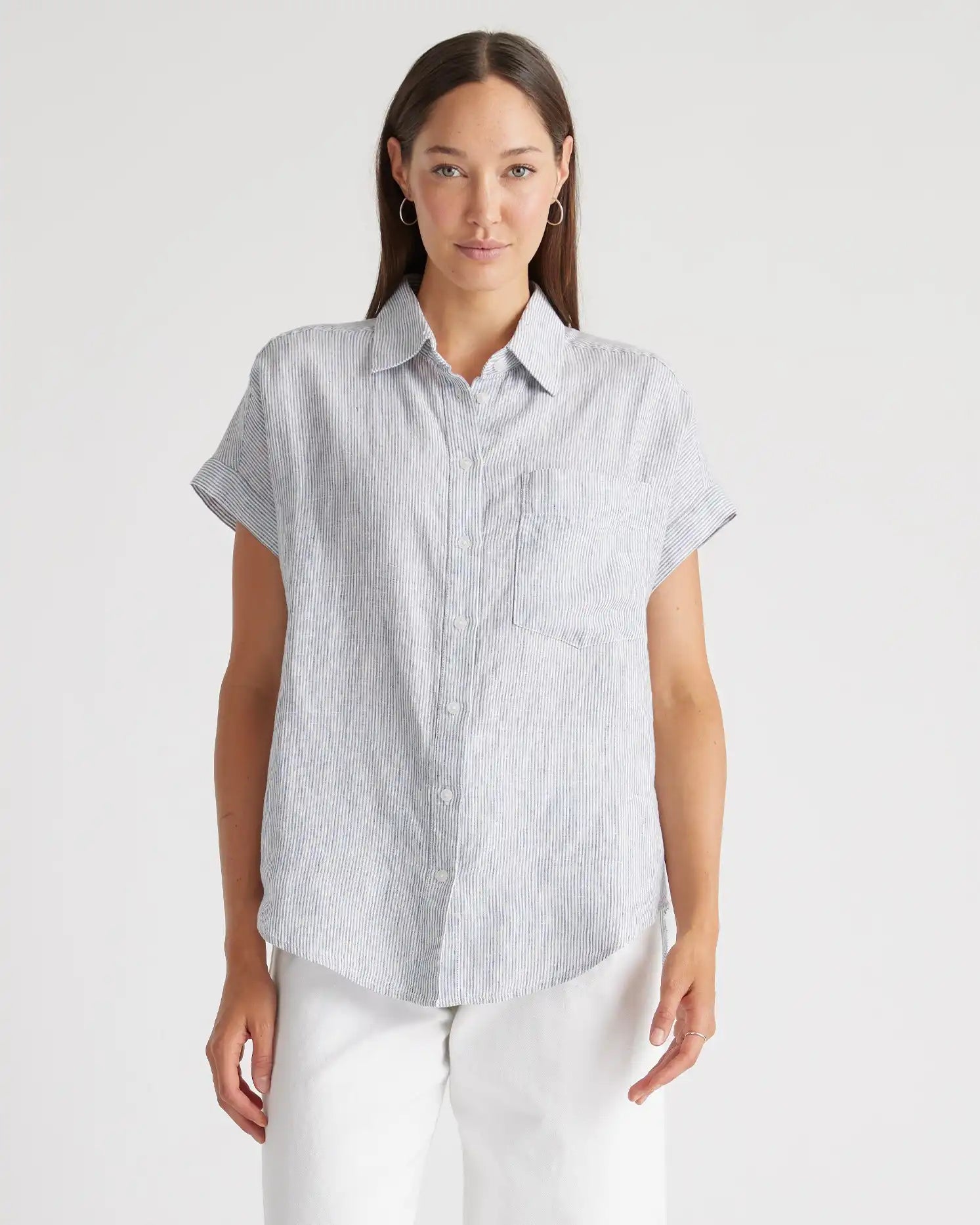 100% European Linen Camp Shirt