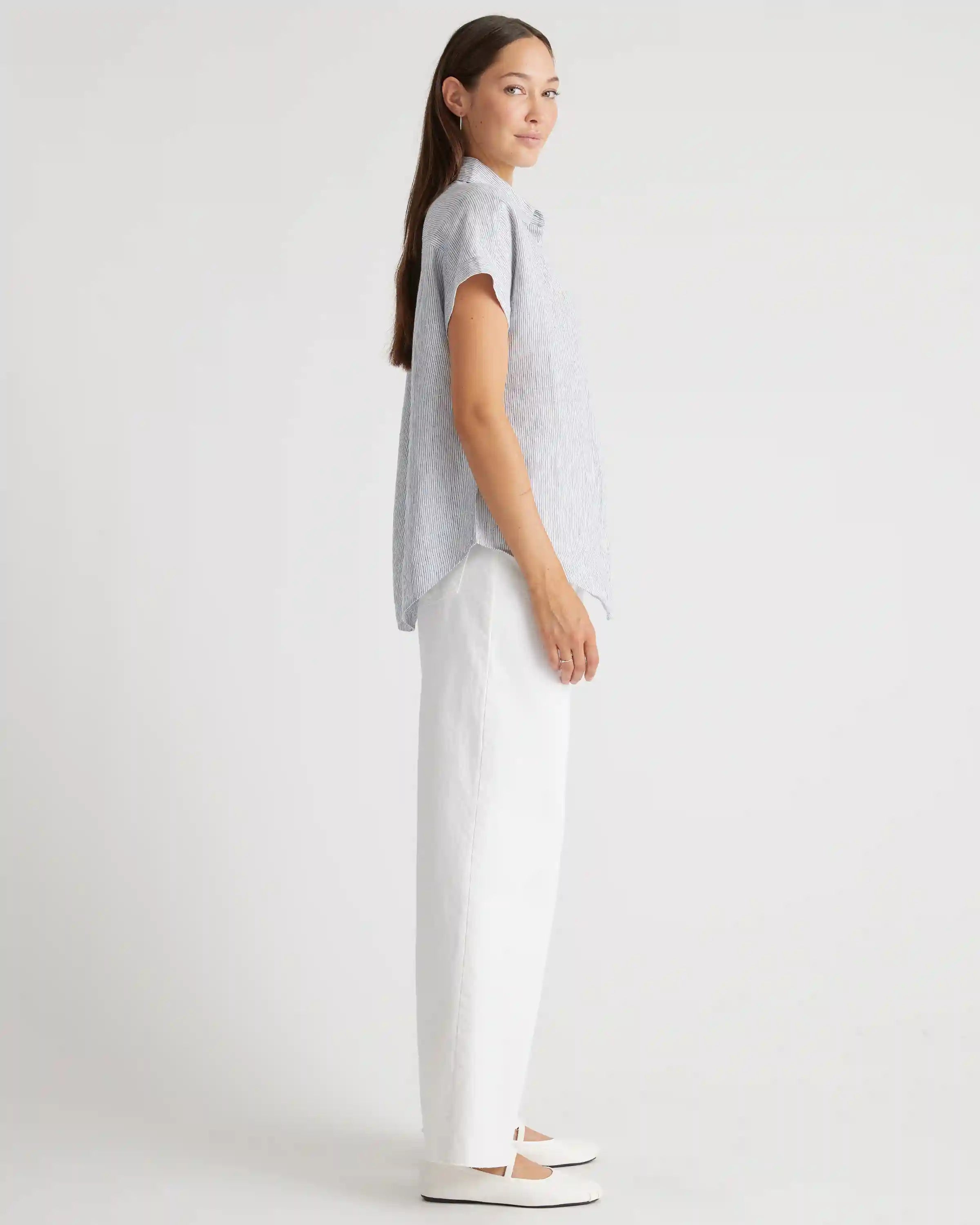100% European Linen Camp Shirt