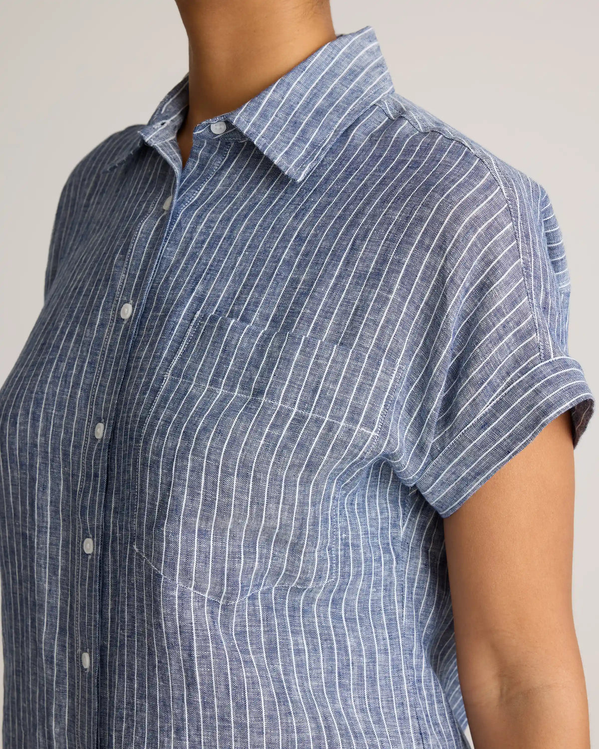 100% European Linen Camp Shirt