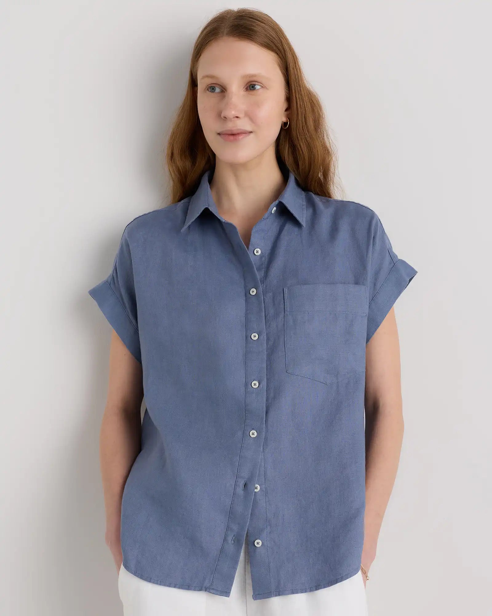100% European Linen Camp Shirt