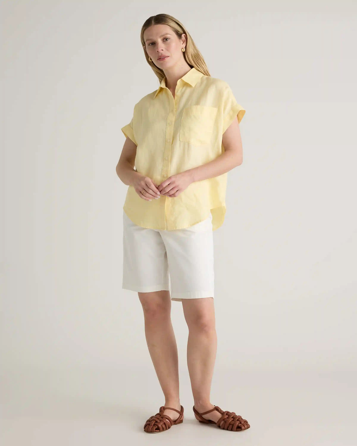 100% European Linen Camp Shirt