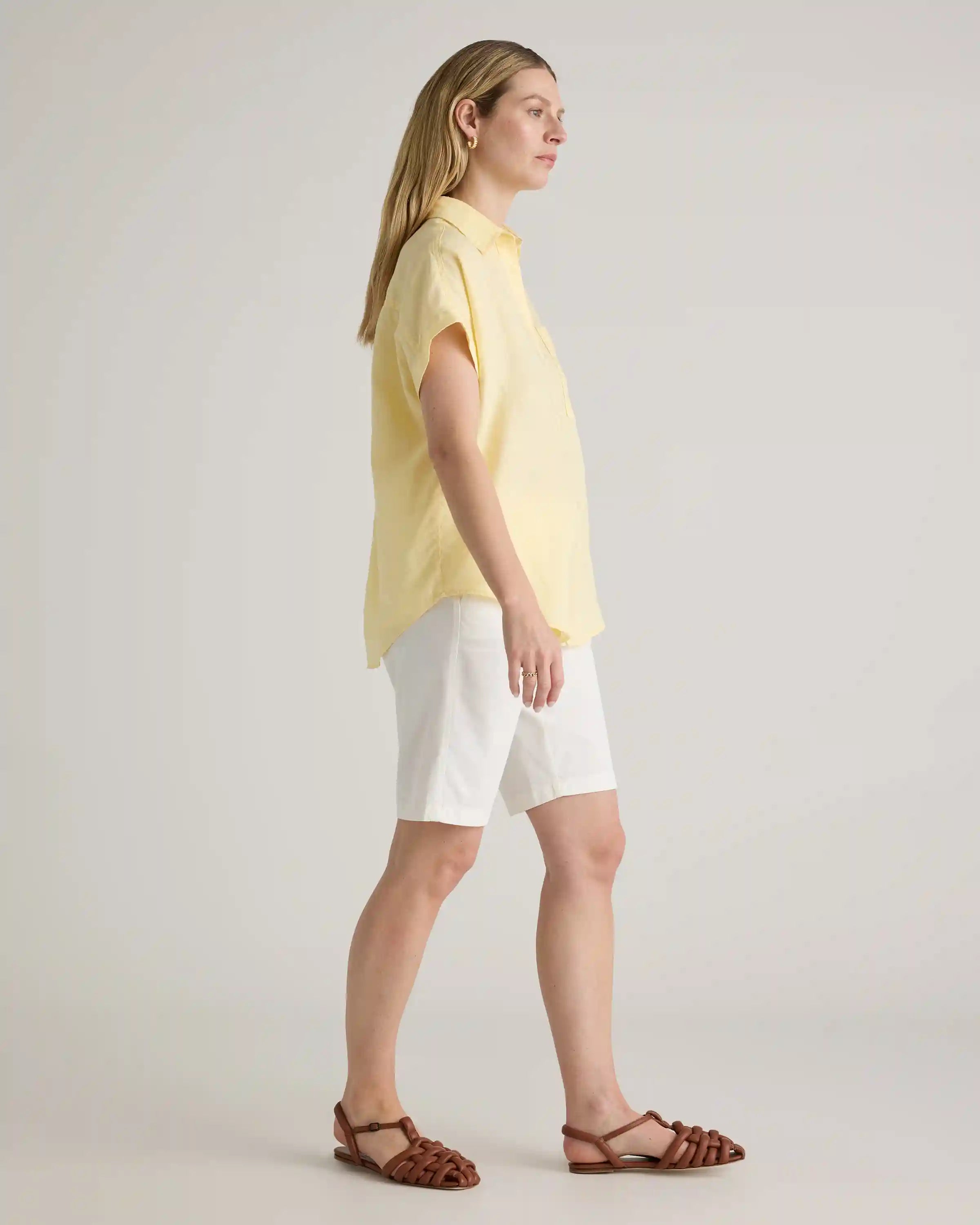 100% European Linen Camp Shirt