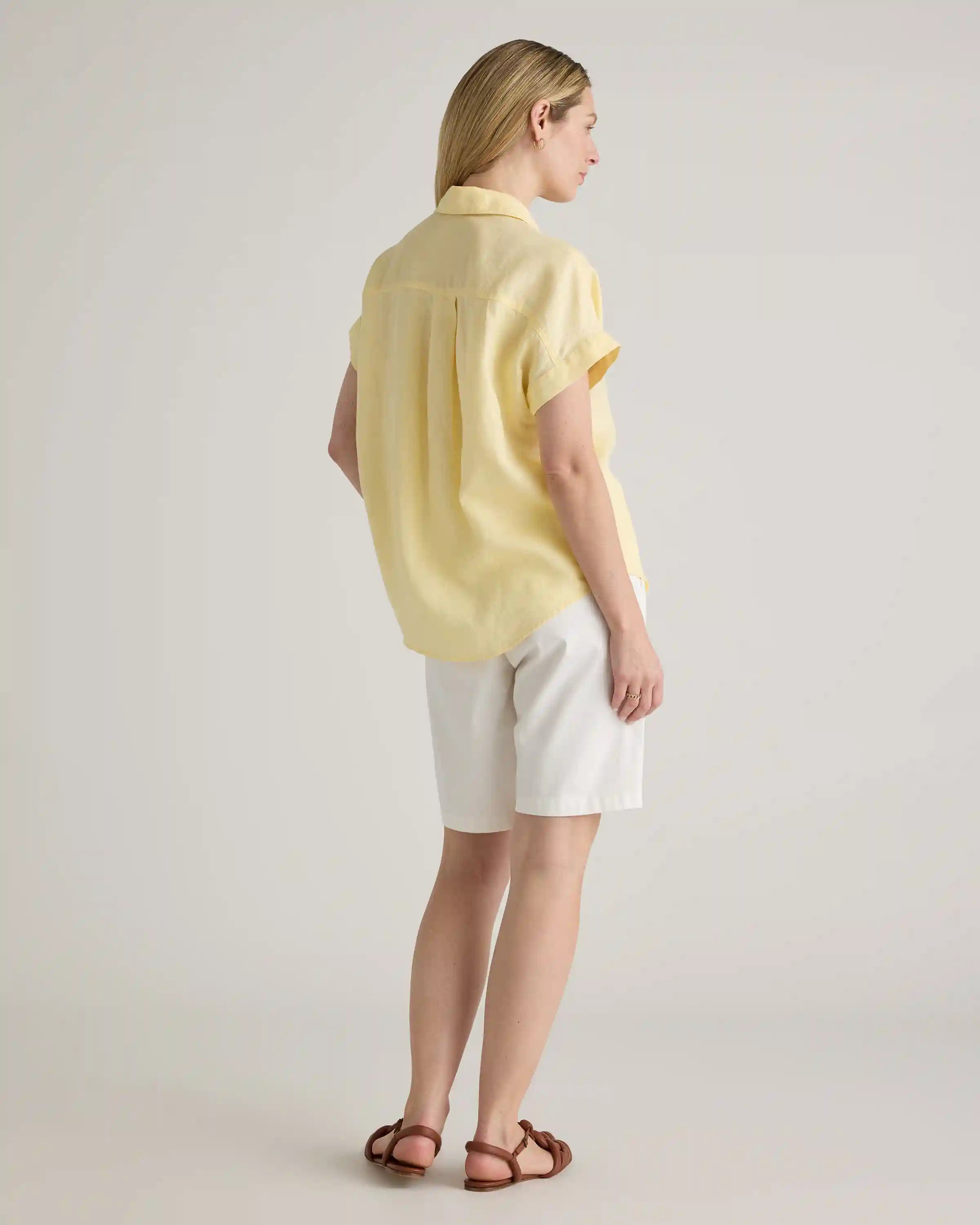 100% European Linen Camp Shirt