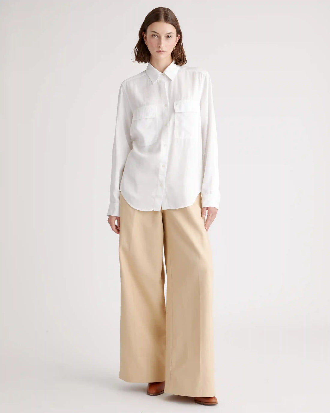Vintage Wash Tencel Utility Shirt