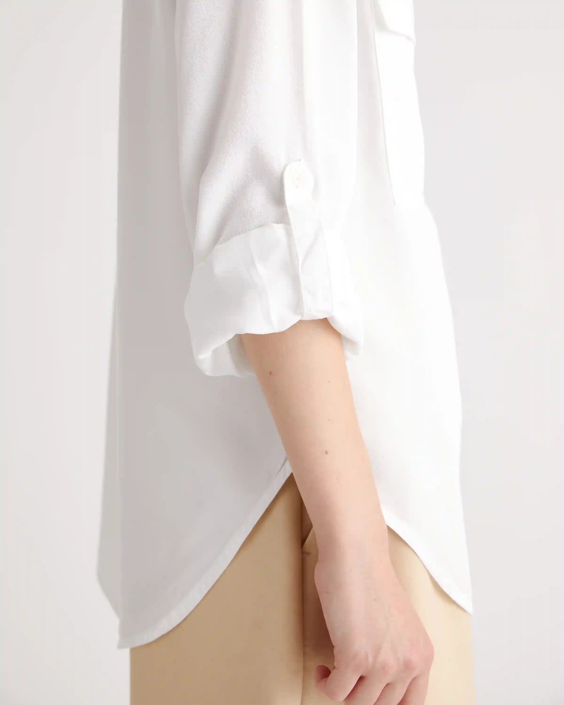 Vintage Wash Tencel Utility Shirt