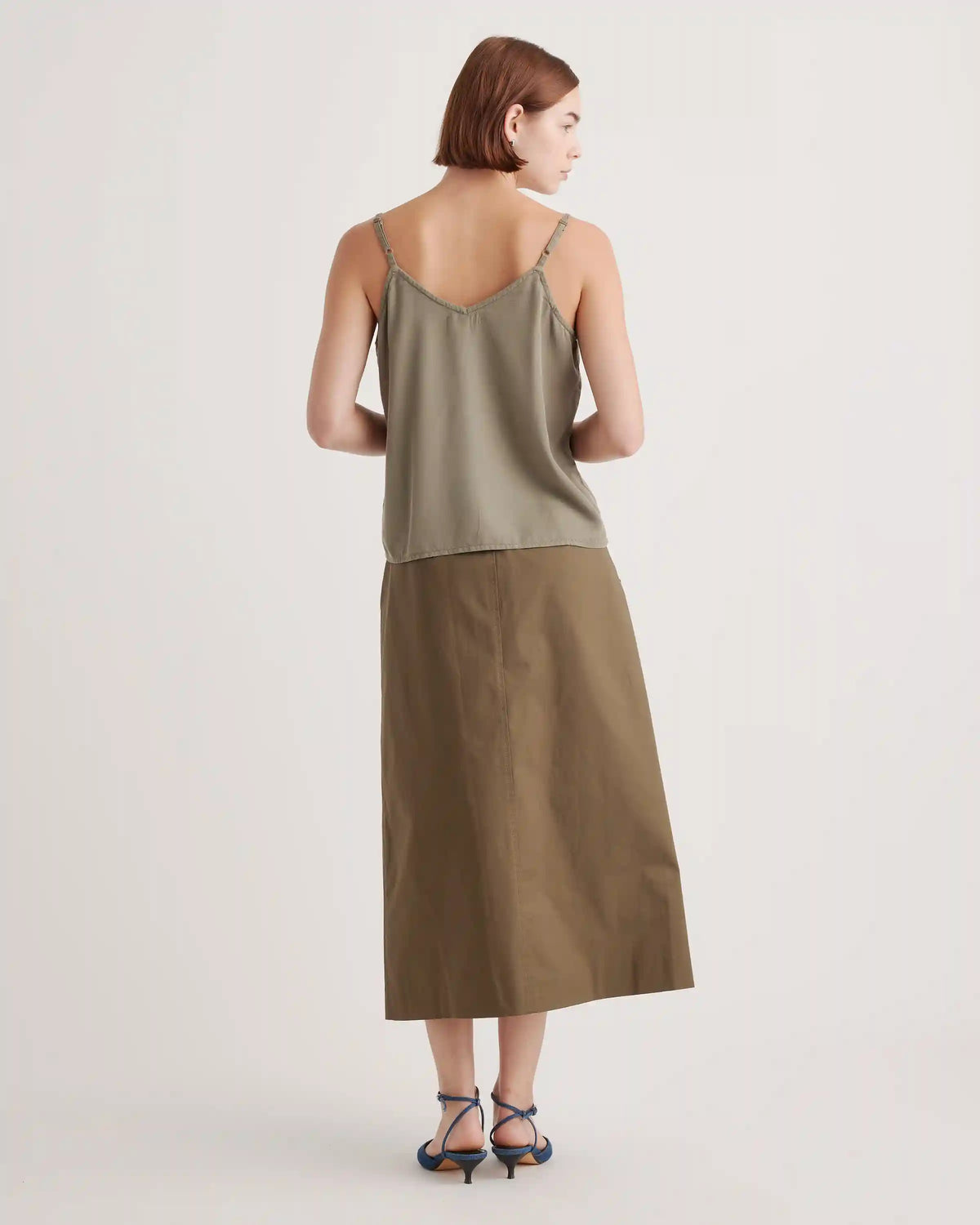 Vintage Wash Tencel V-Neck Cami