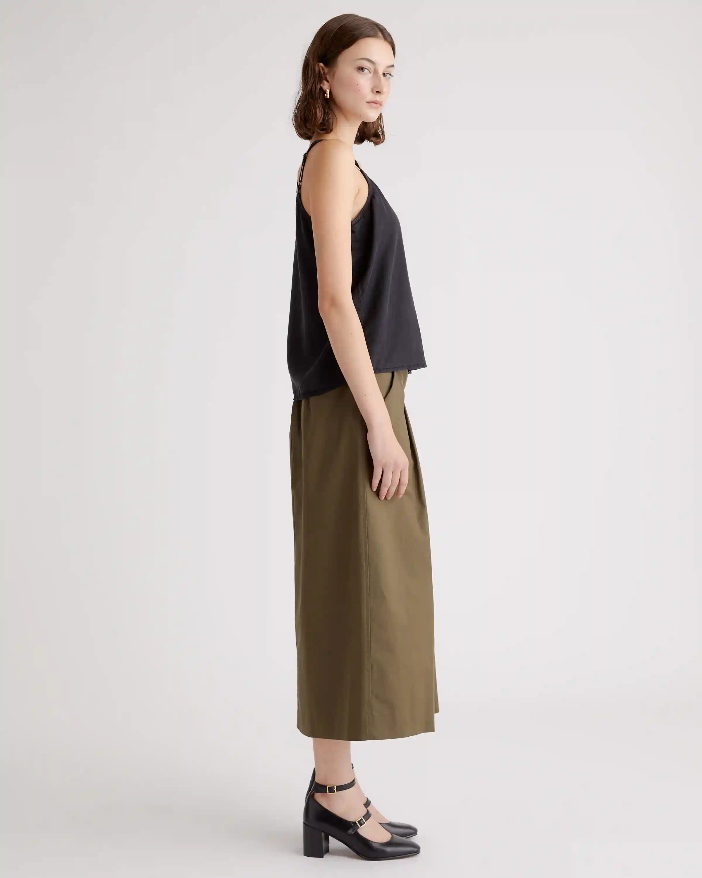 Vintage Wash Tencel V-Neck Cami