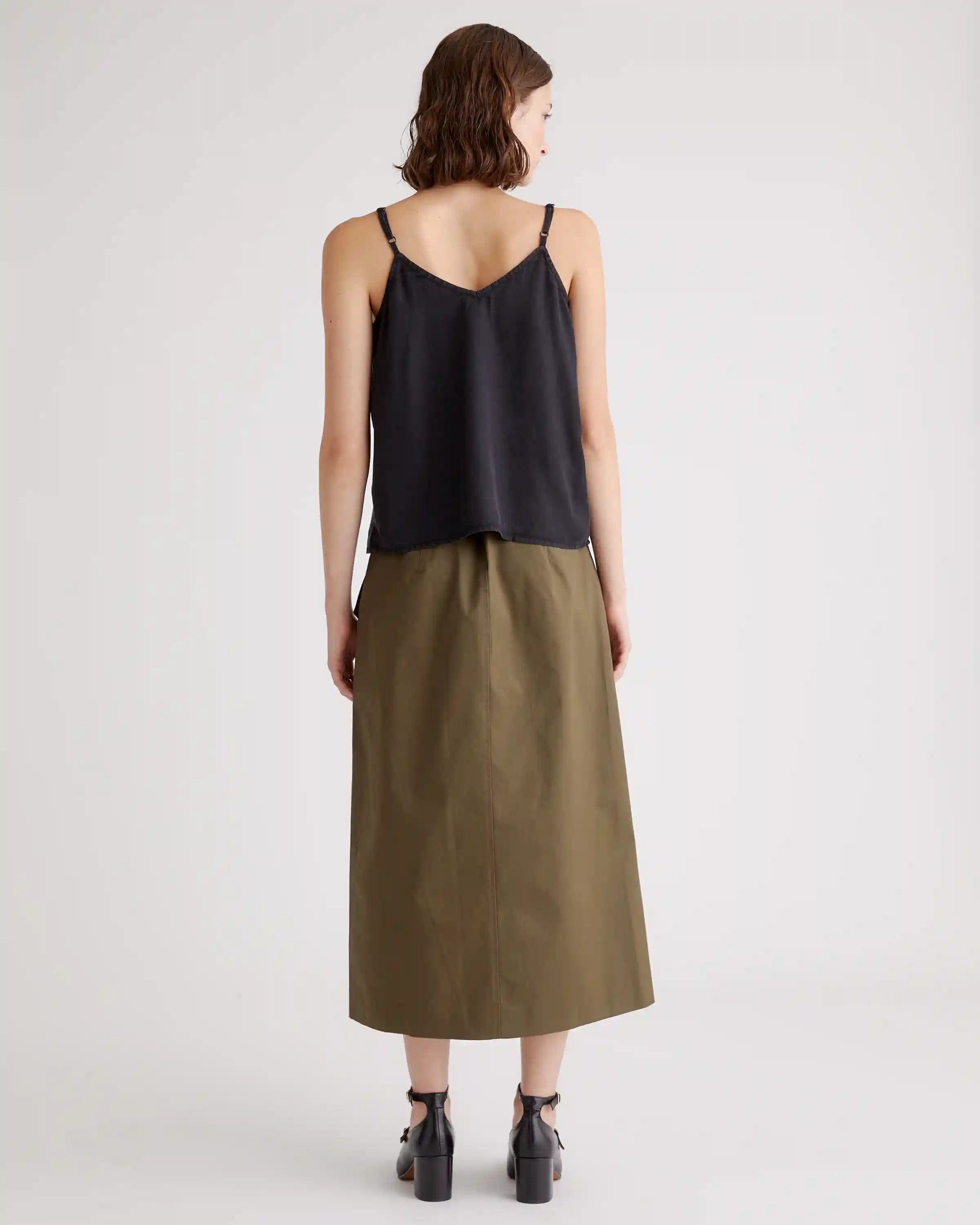Vintage Wash Tencel V-Neck Cami
