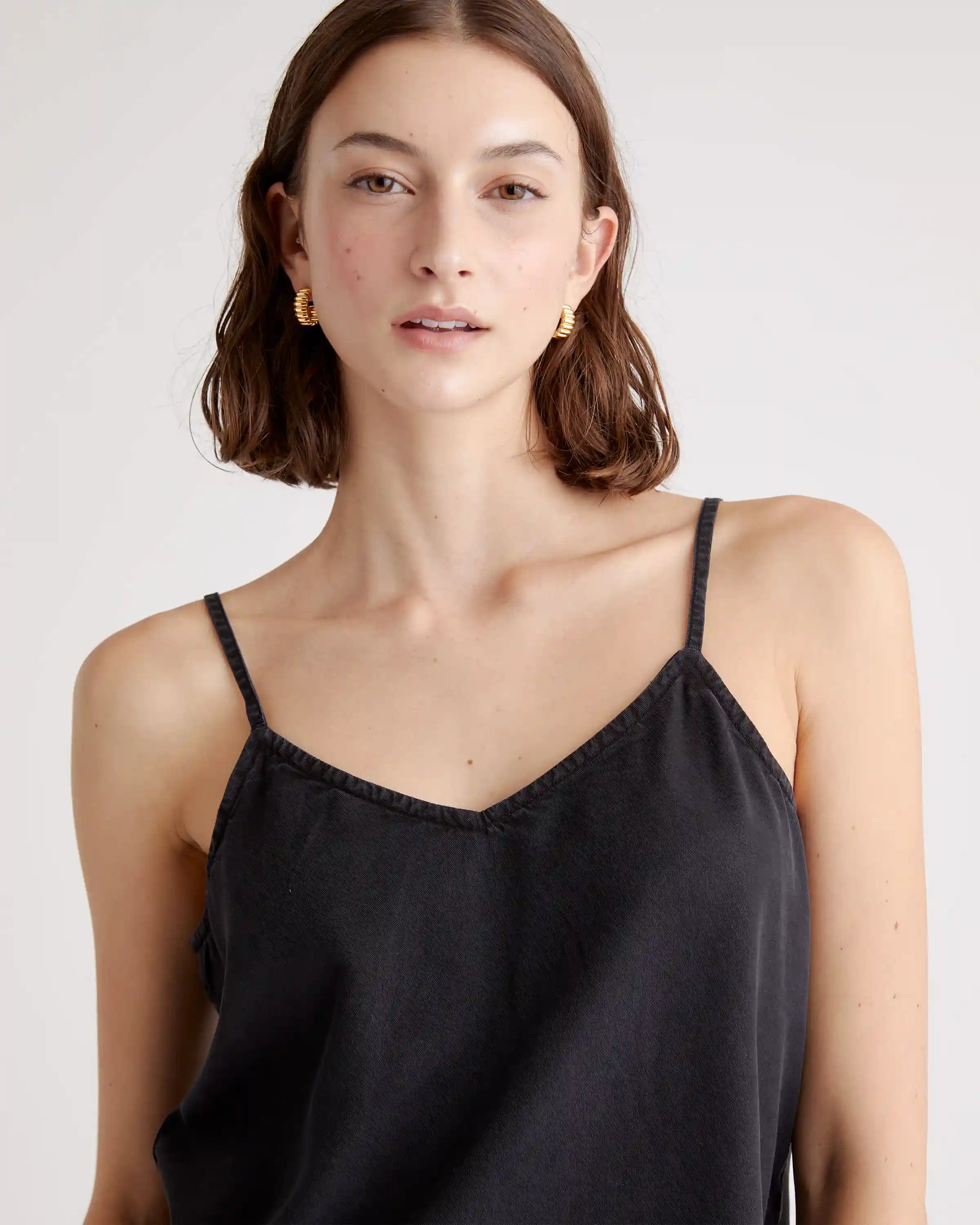 Vintage Wash Tencel V-Neck Cami