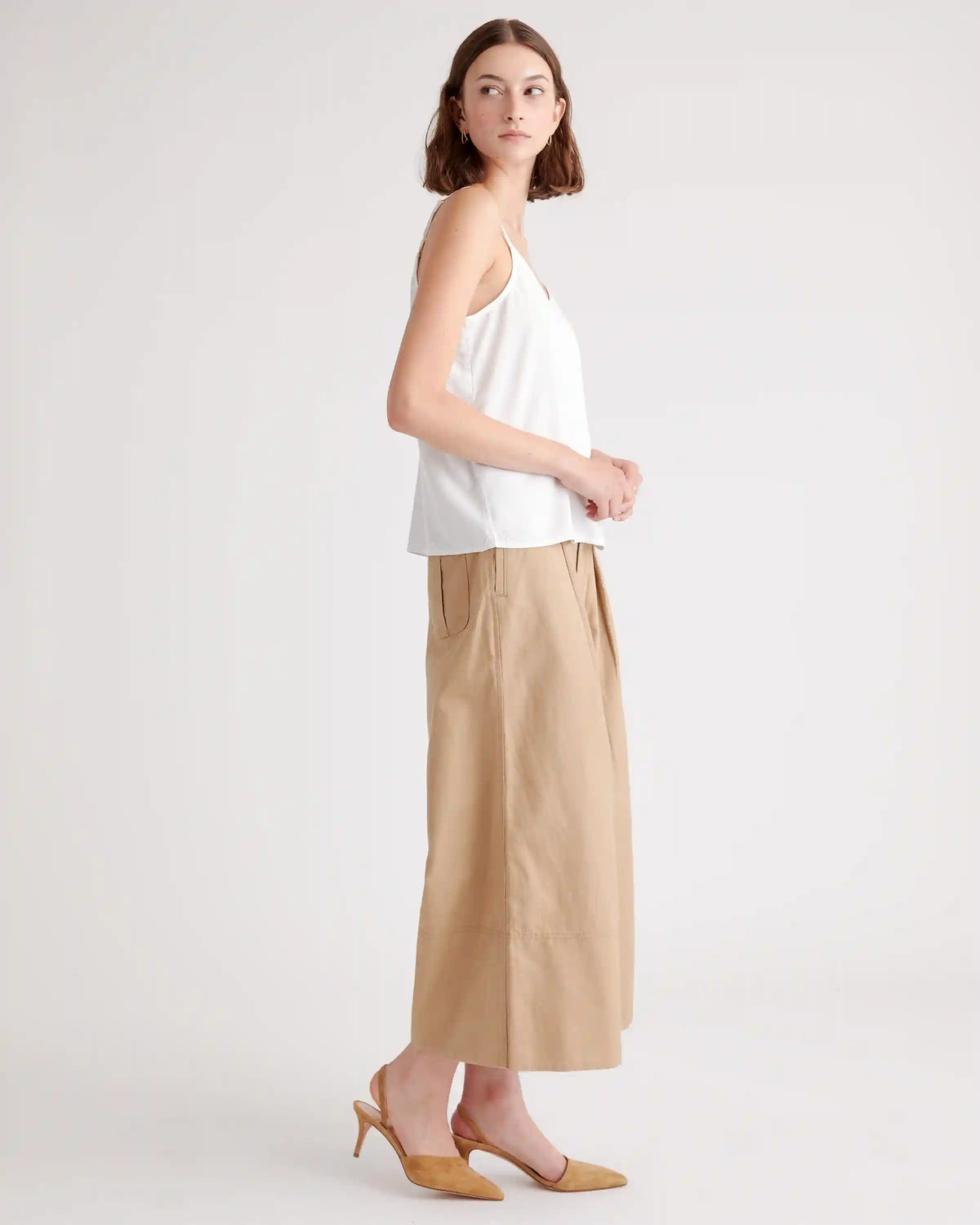 Vintage Wash Tencel V-Neck Cami