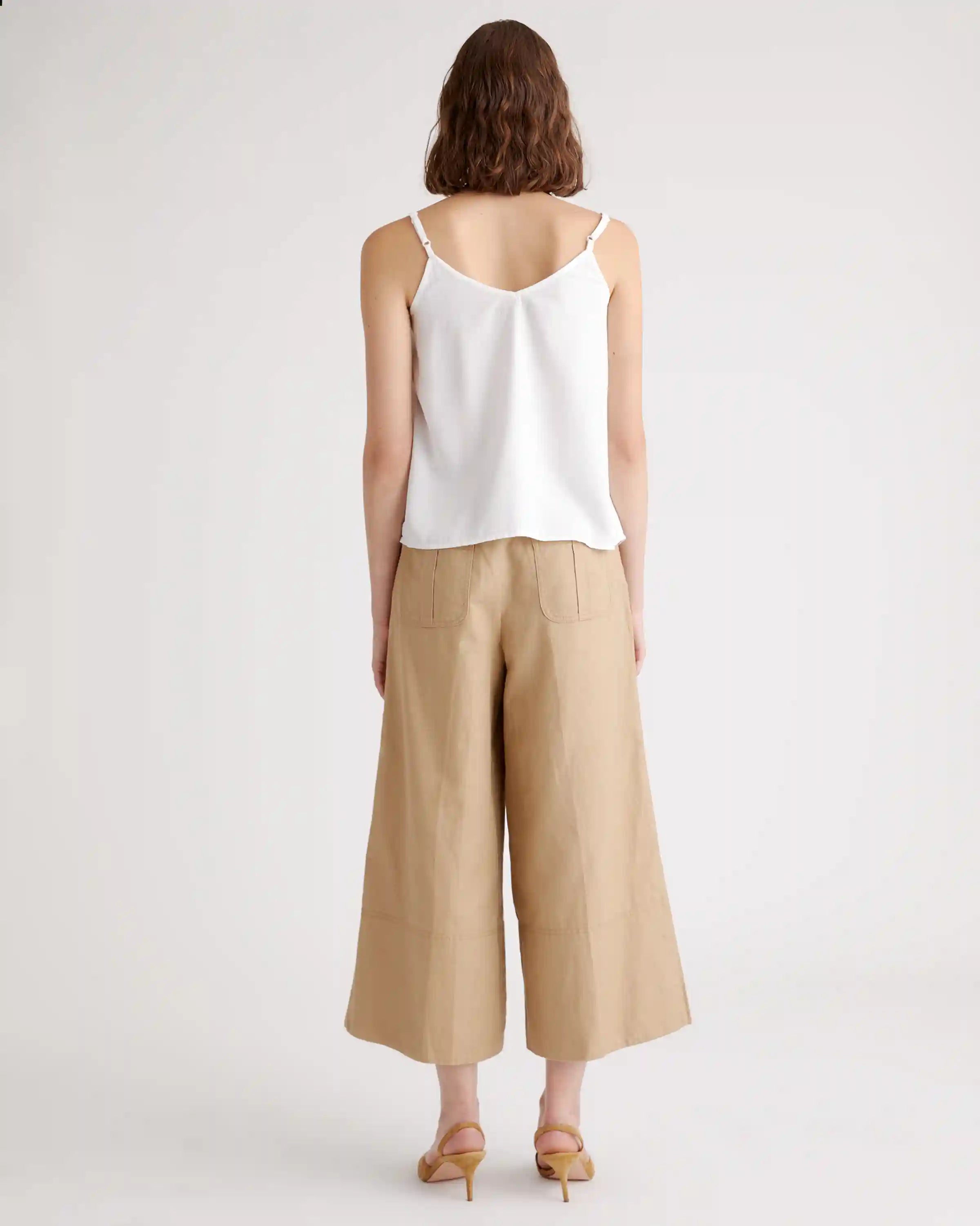 Vintage Wash Tencel V-Neck Cami