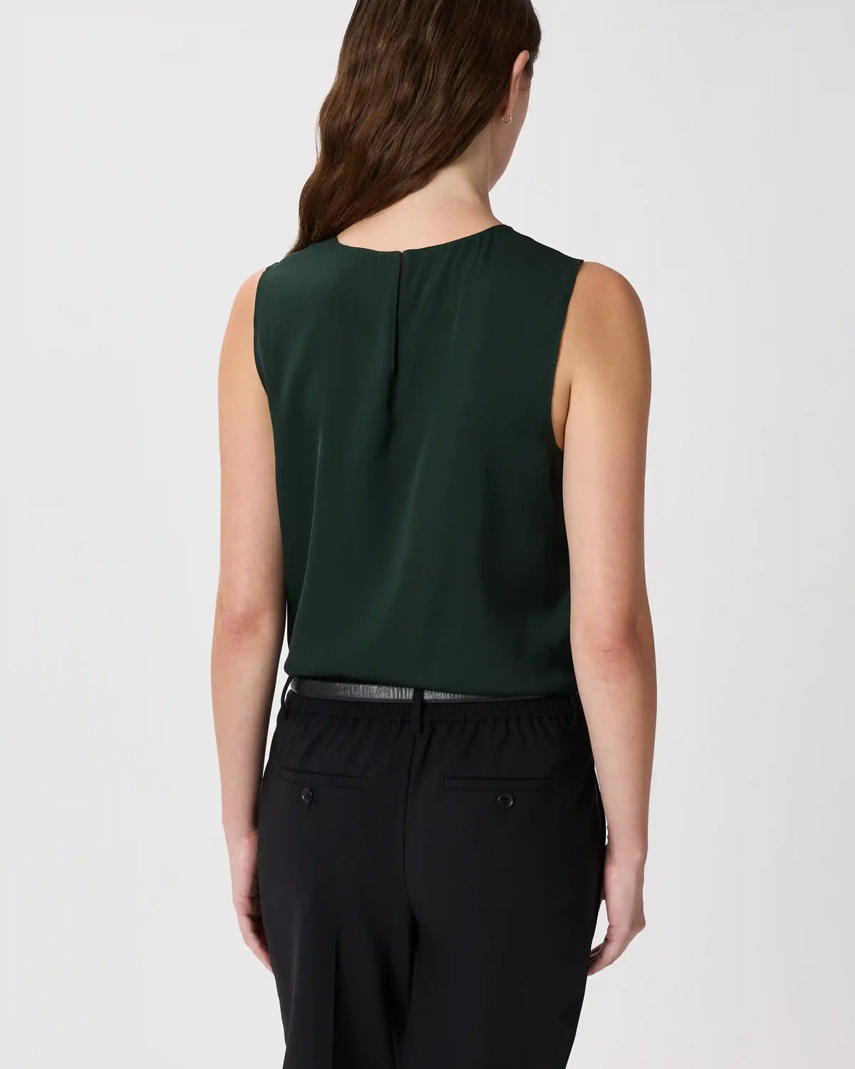 Washable Stretch Silk Shell Tank