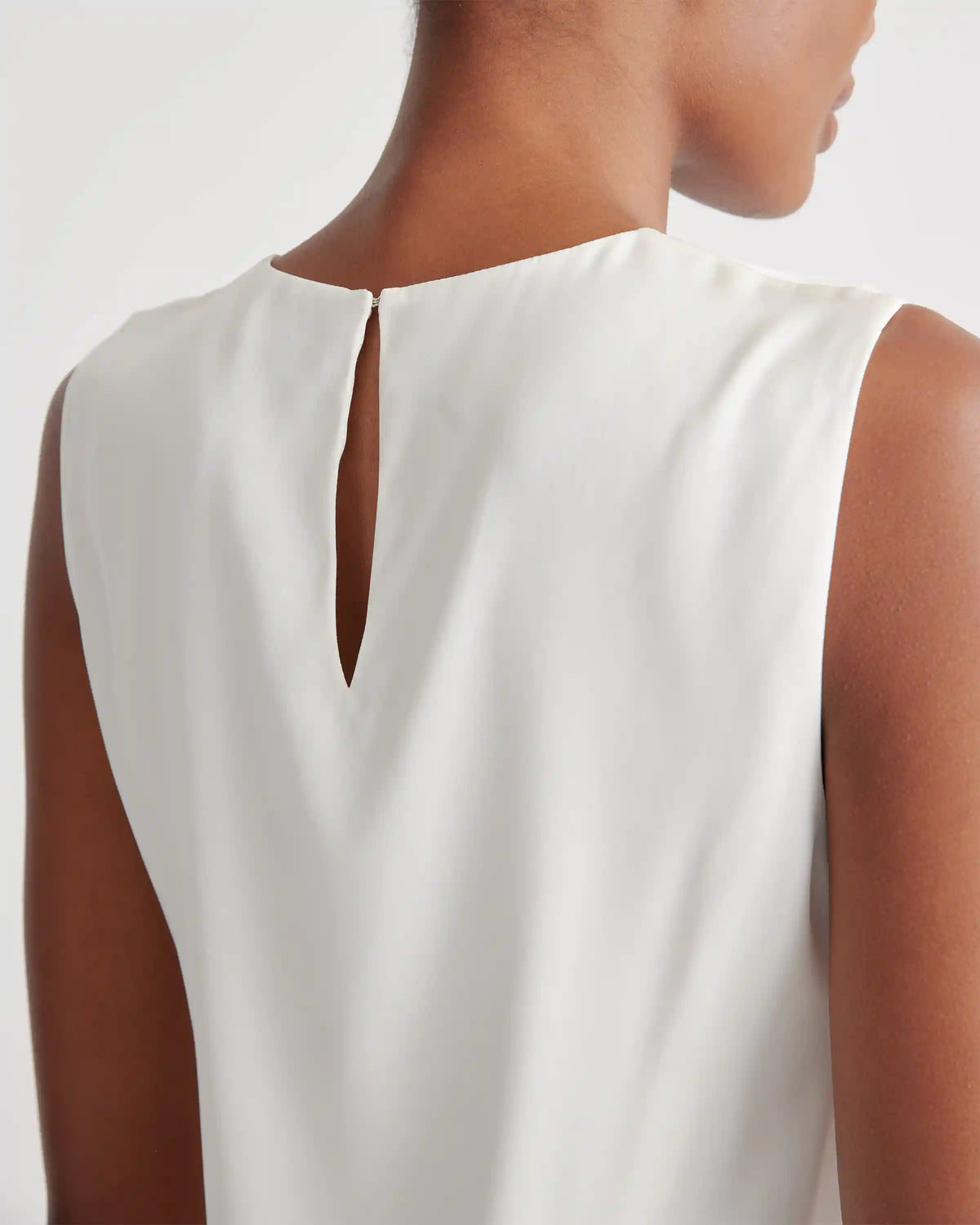 Washable Stretch Silk Shell Tank