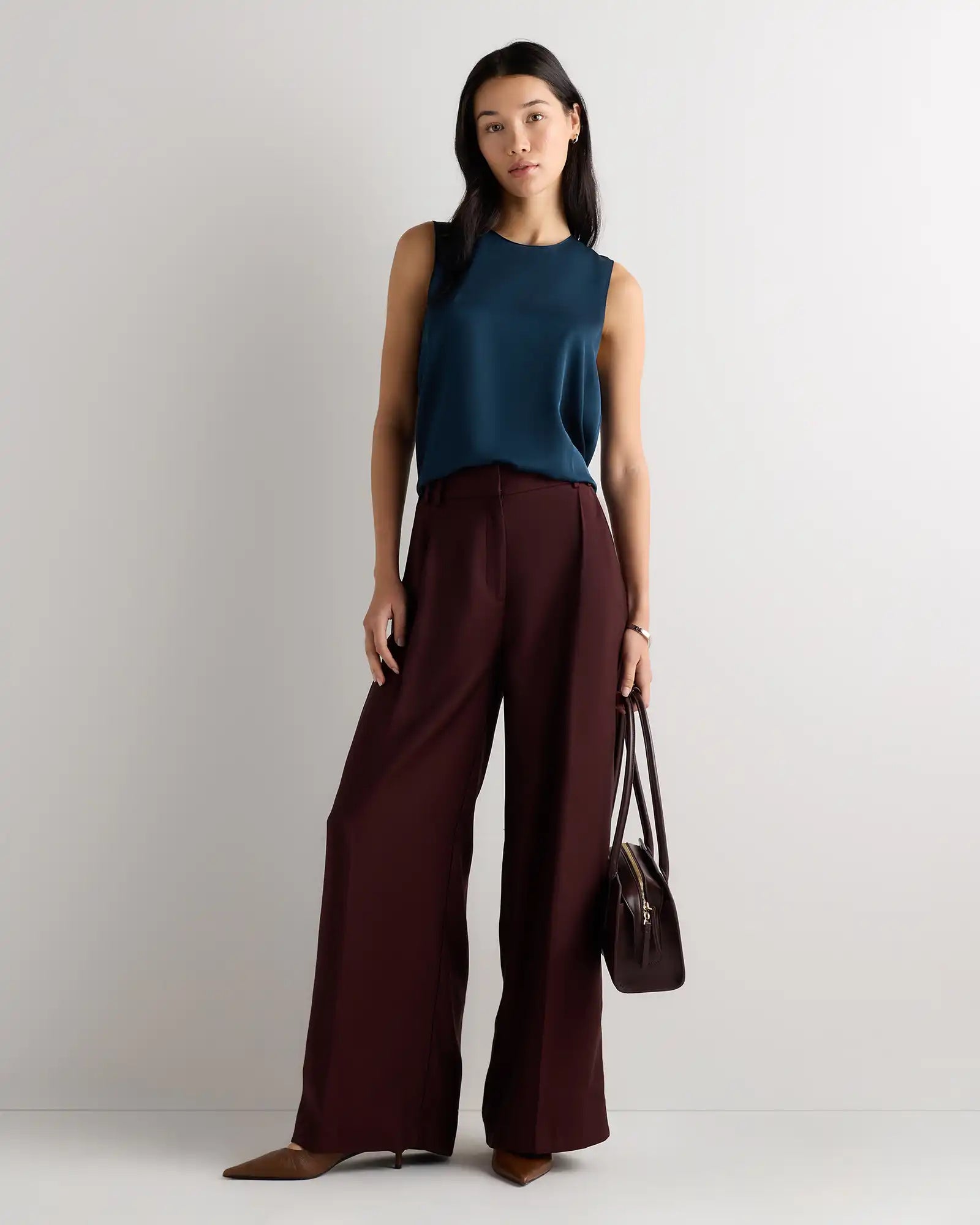 Washable Stretch Silk Shell Tank