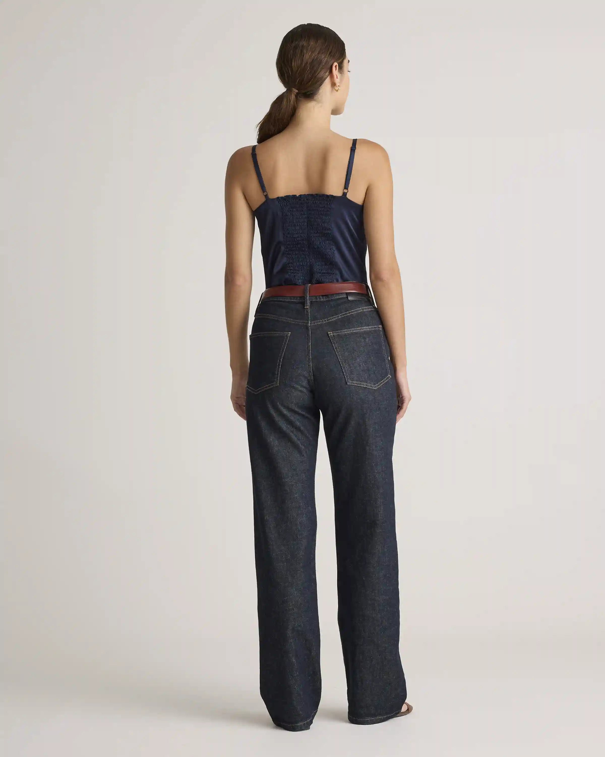 100% Washable Silk Square Neck Tank