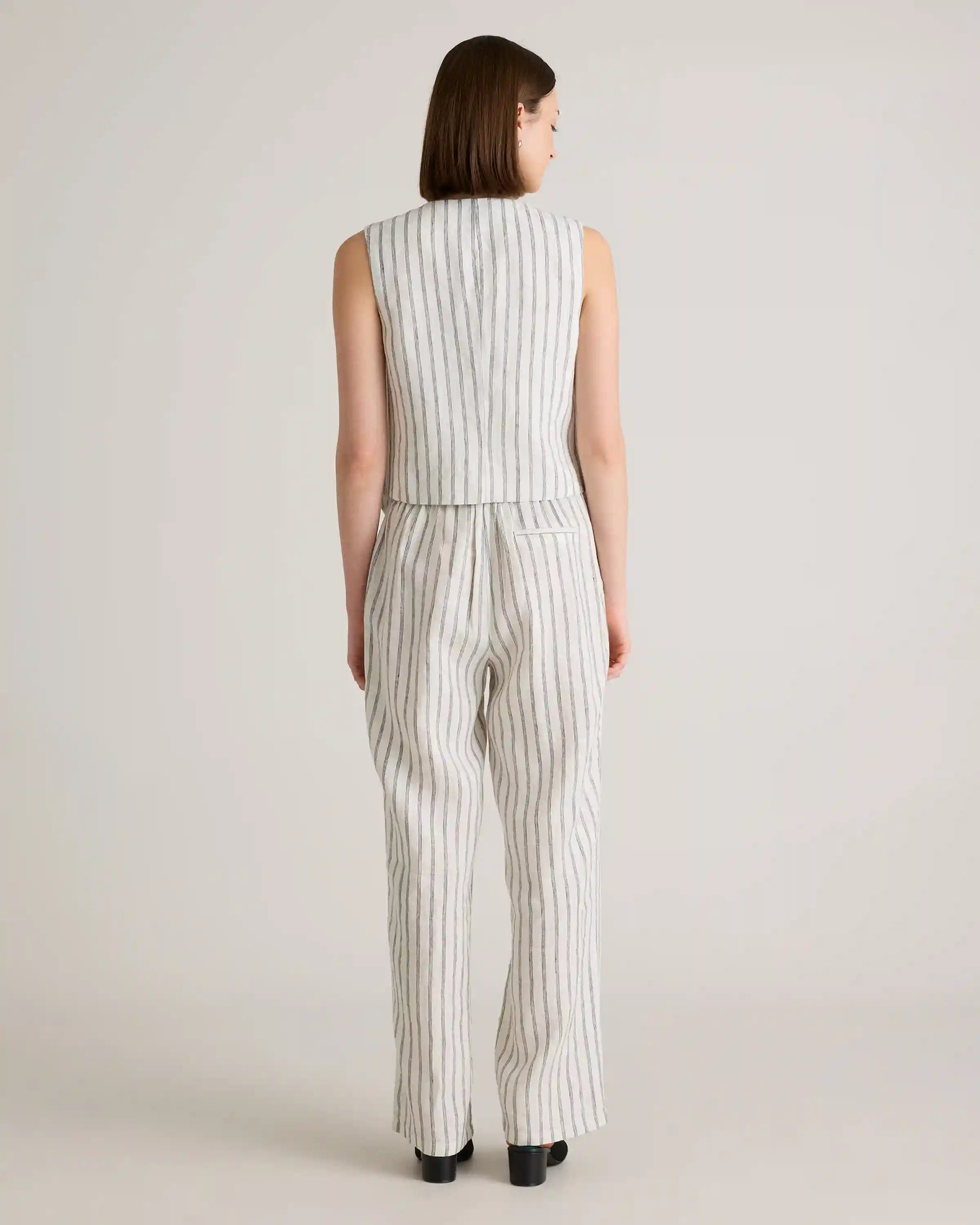 100% European Linen Vest