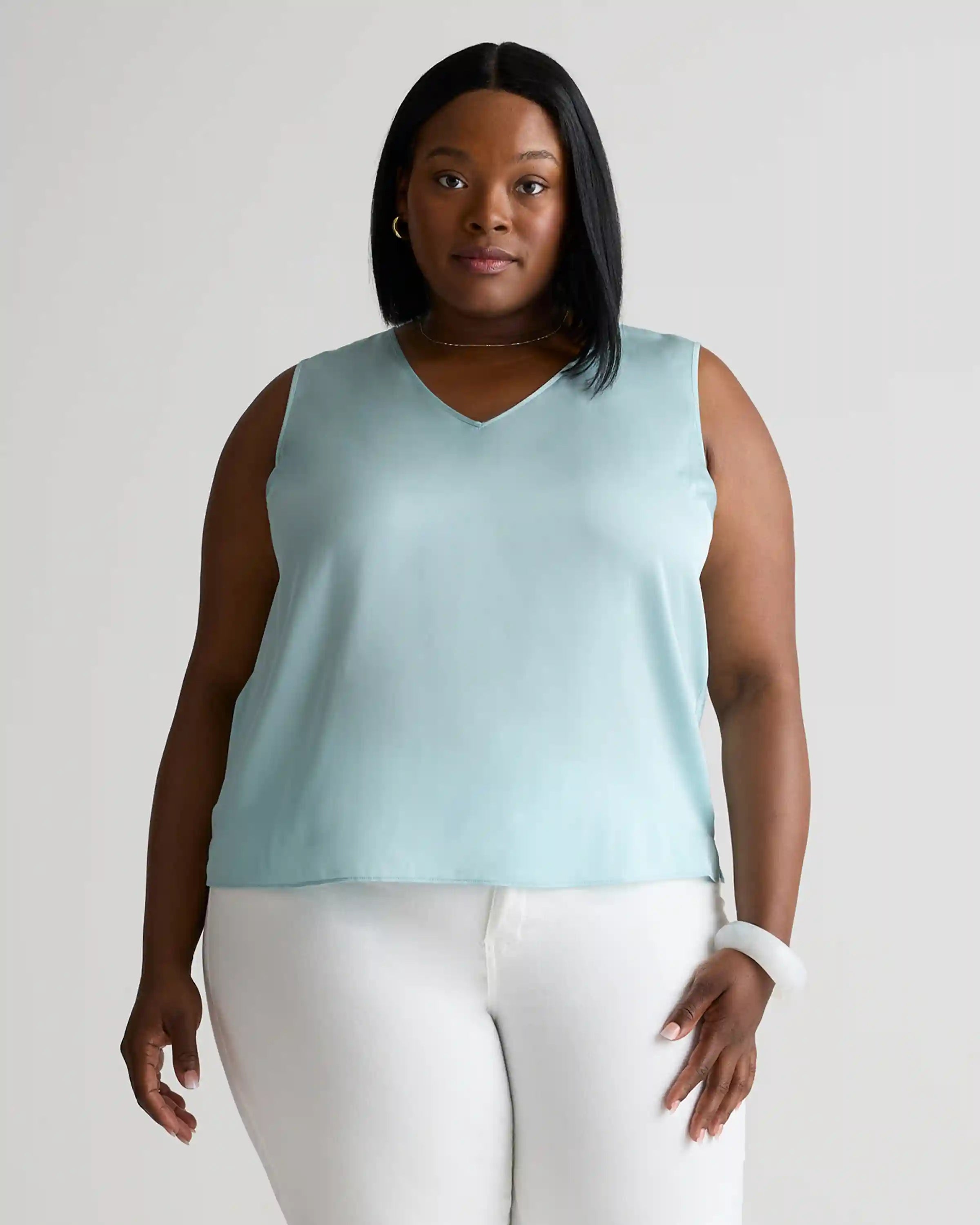 Washable Stretch Silk Tank