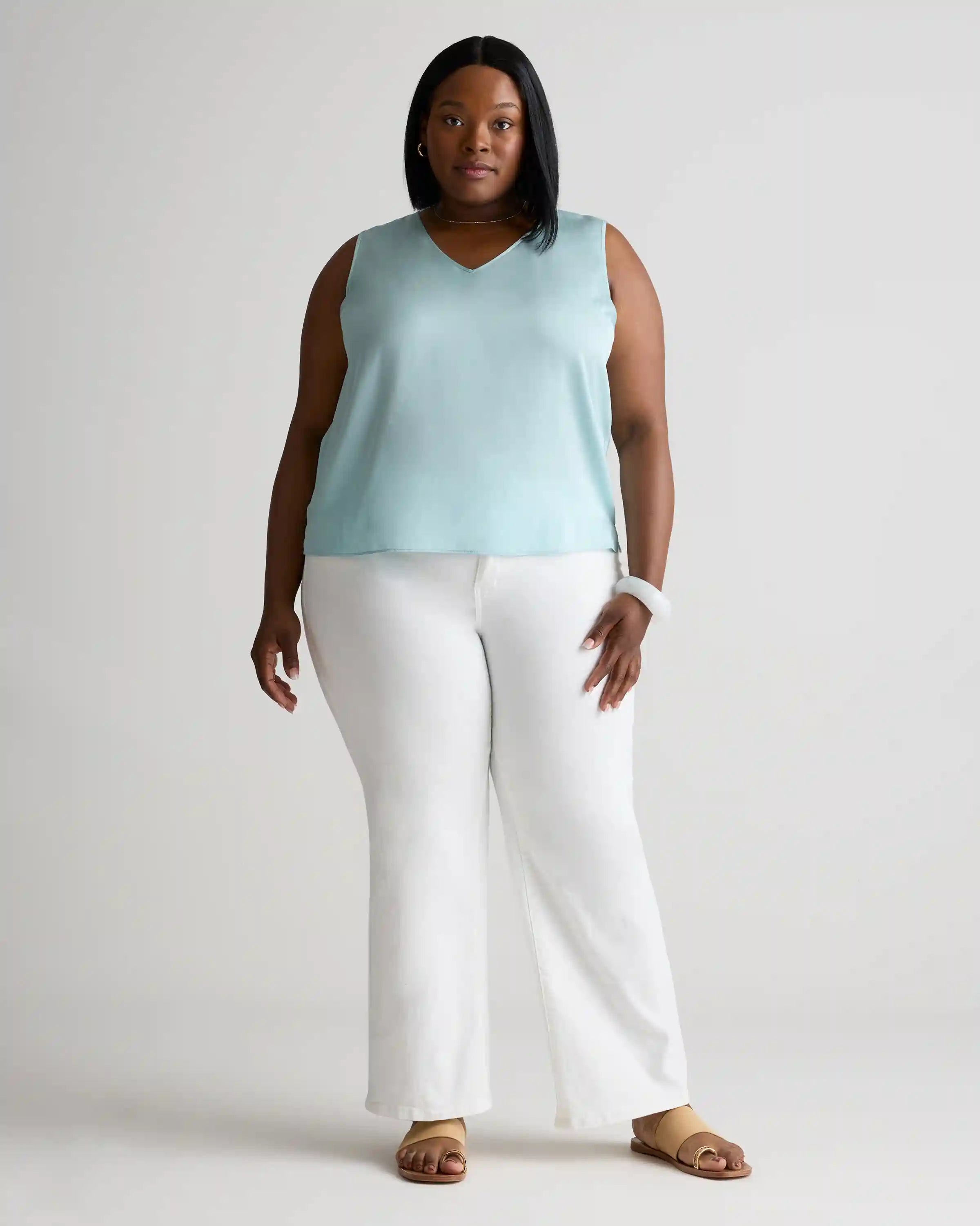 Washable Stretch Silk Tank