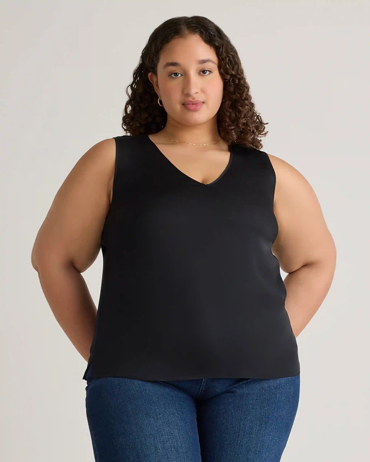 Washable Stretch Silk Tank