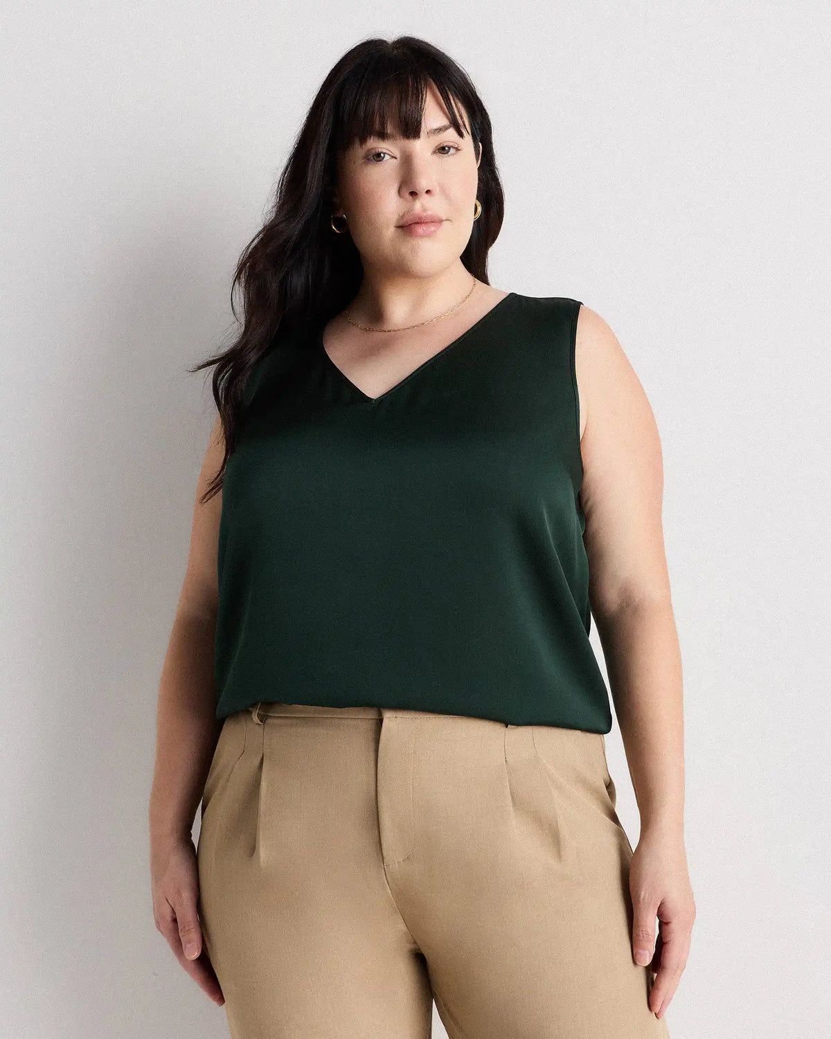 Washable Stretch Silk Tank
