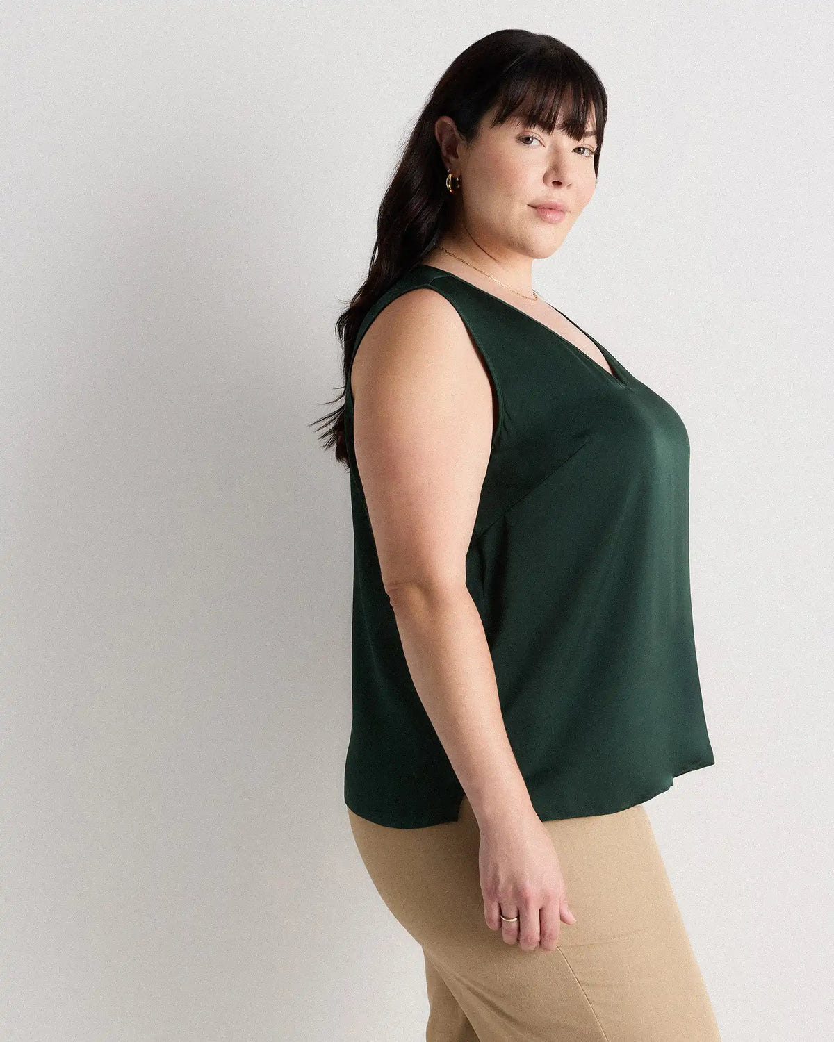 Washable Stretch Silk Tank