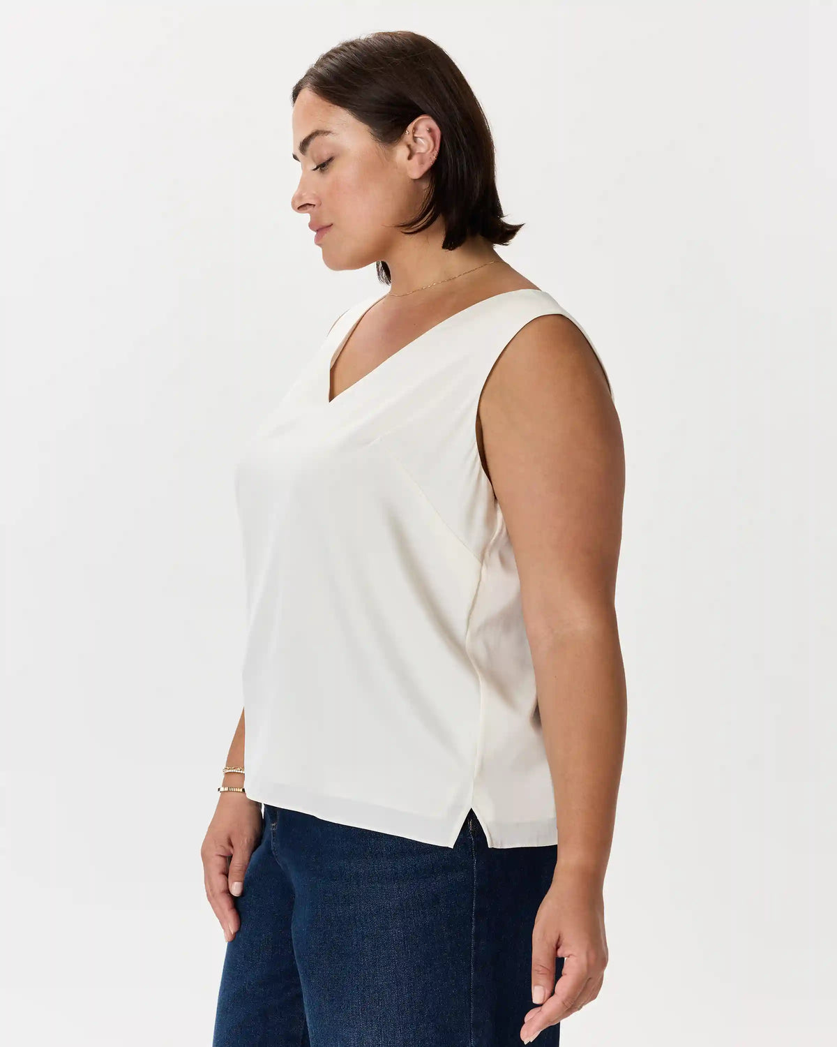 Washable Stretch Silk Tank