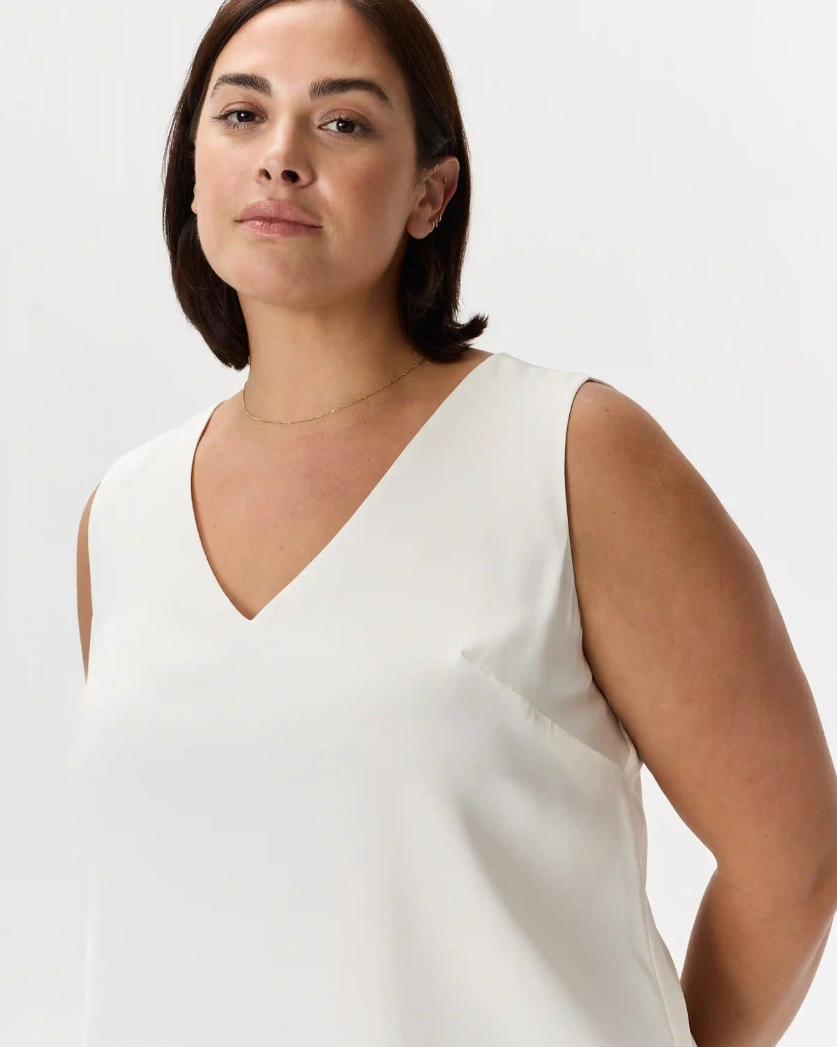 Washable Stretch Silk Tank