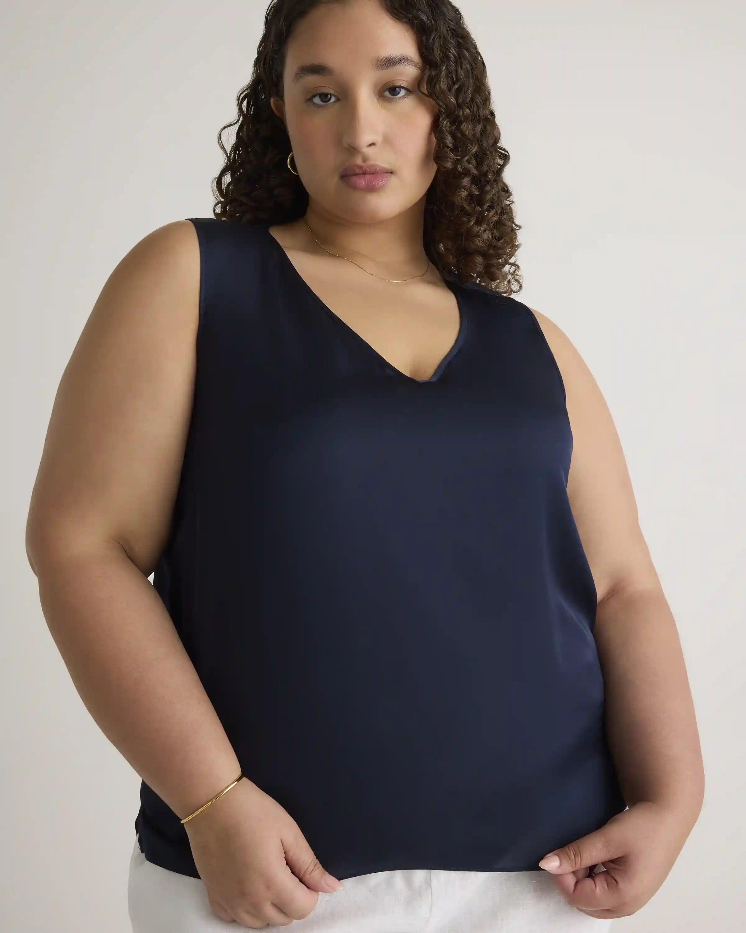 Washable Stretch Silk Tank