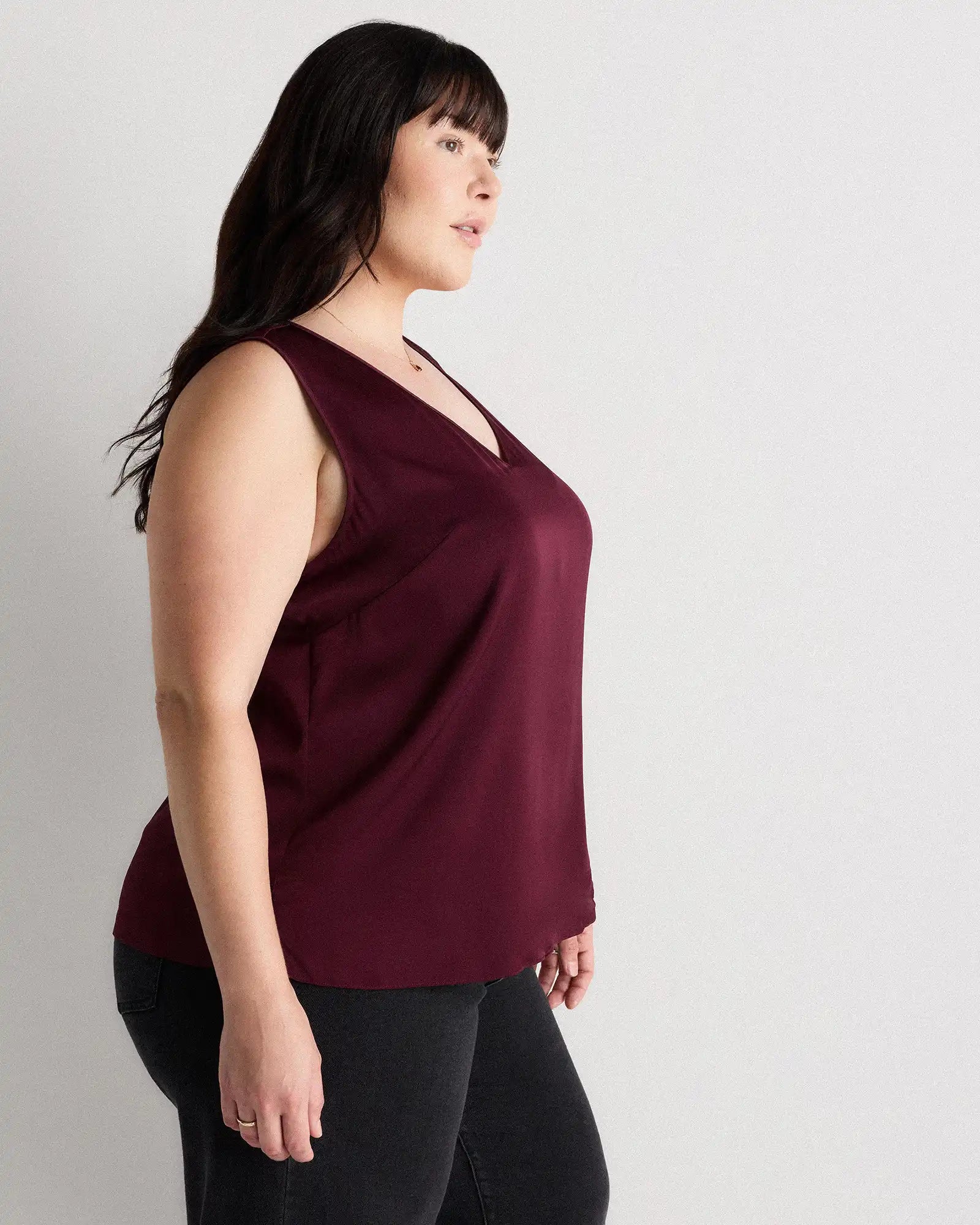 Washable Stretch Silk Tank