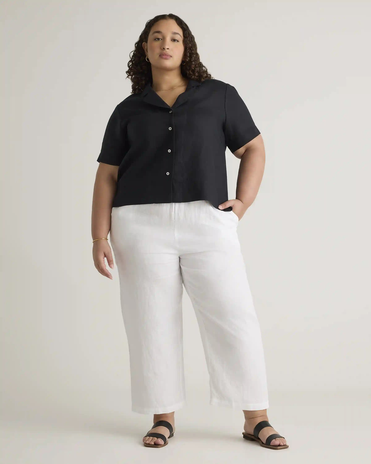 100% European Linen Short Sleeve Shirt