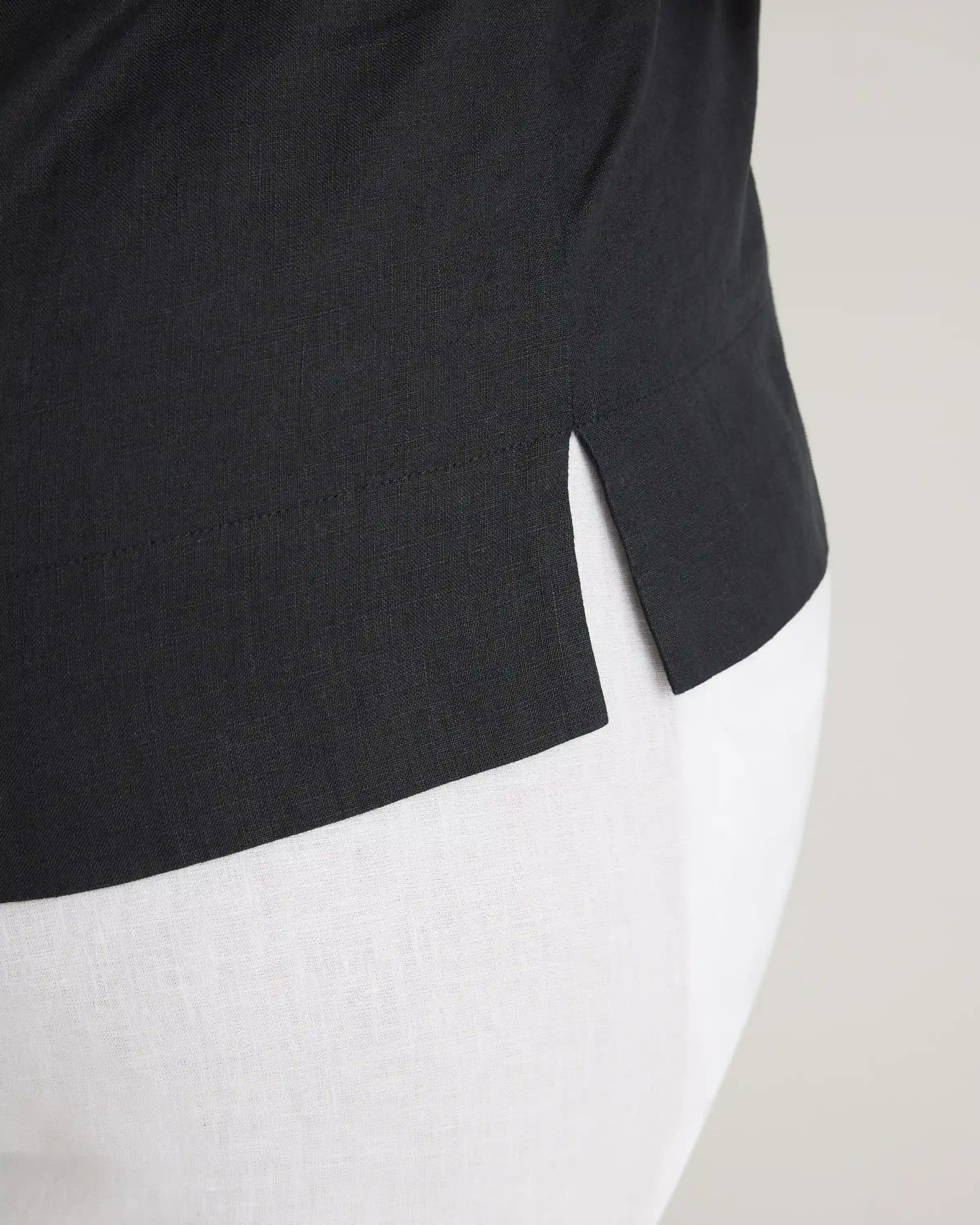 100% European Linen Short Sleeve Shirt