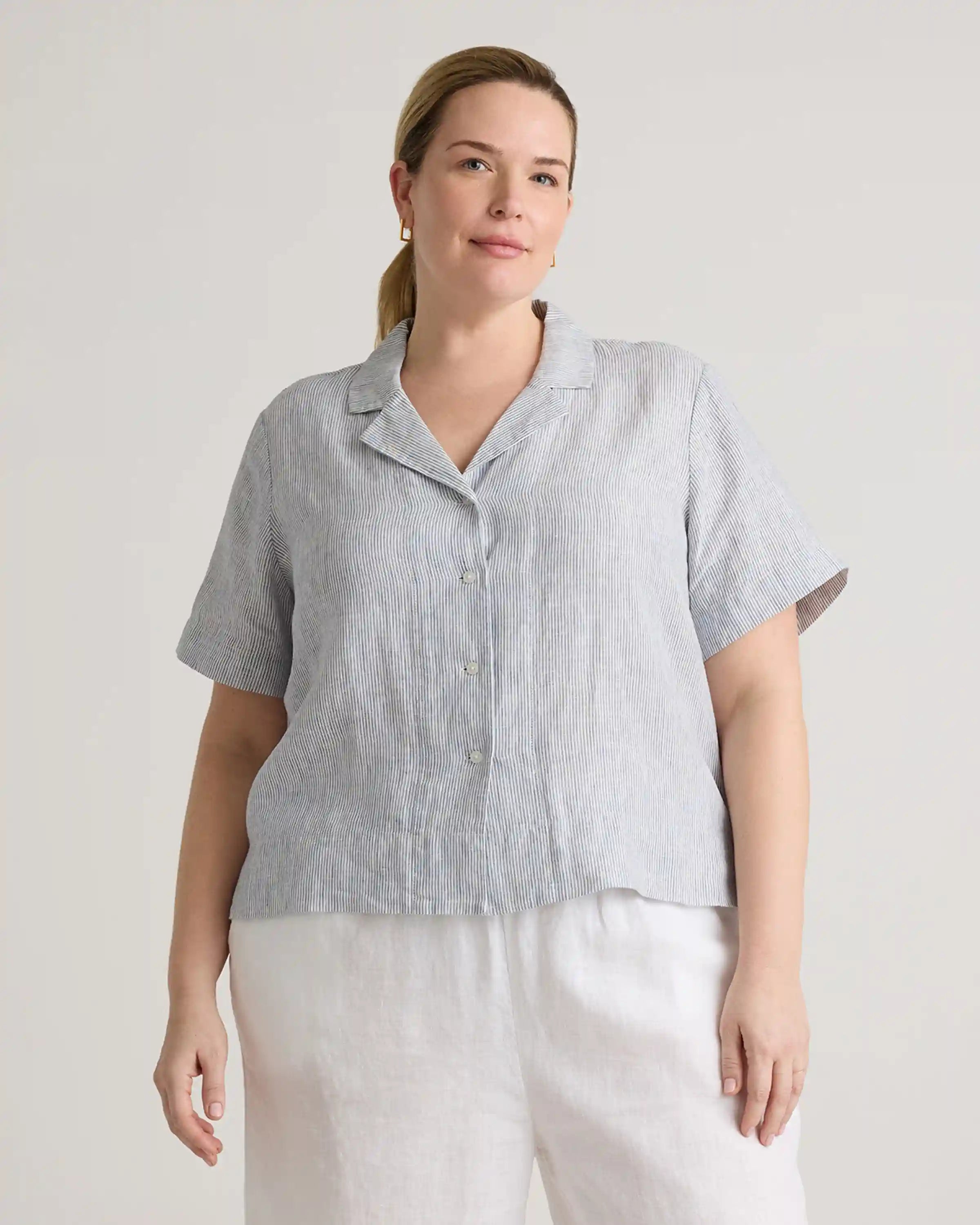 100% European Linen Short Sleeve Shirt