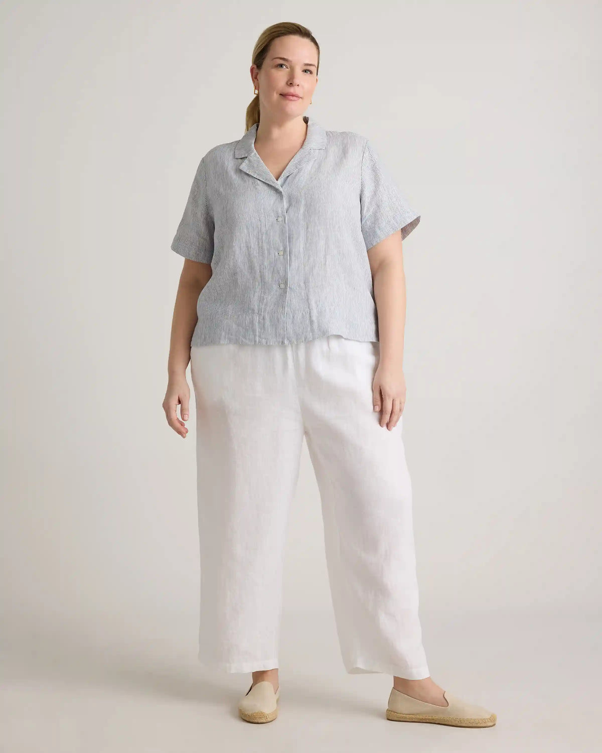 100% European Linen Short Sleeve Shirt