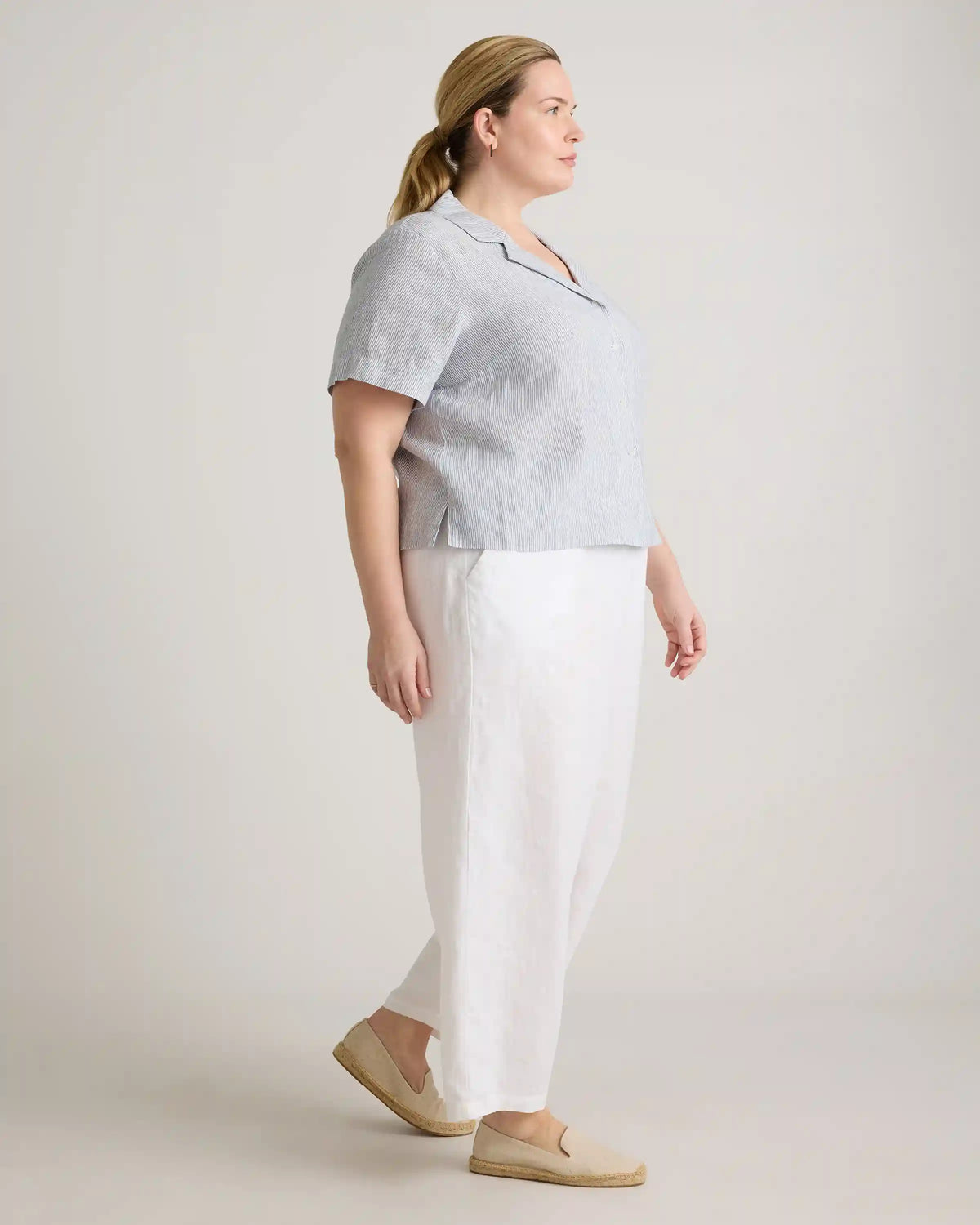 100% European Linen Short Sleeve Shirt